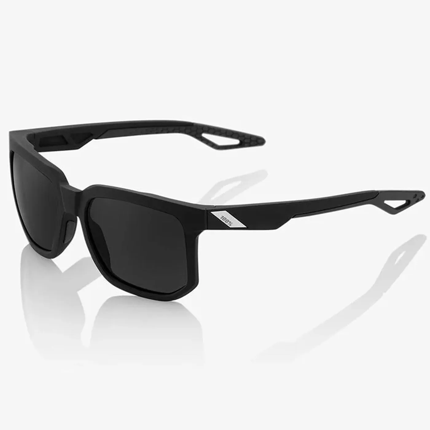 100% Centric Glasses - Matte Black Smoke