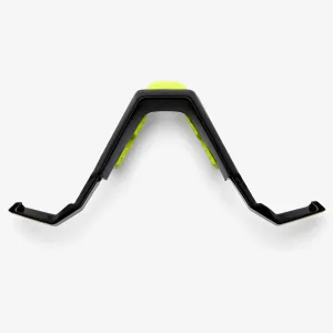 100% Speedcraft / S3 Nose Bridge replacement kit - Gloss Black