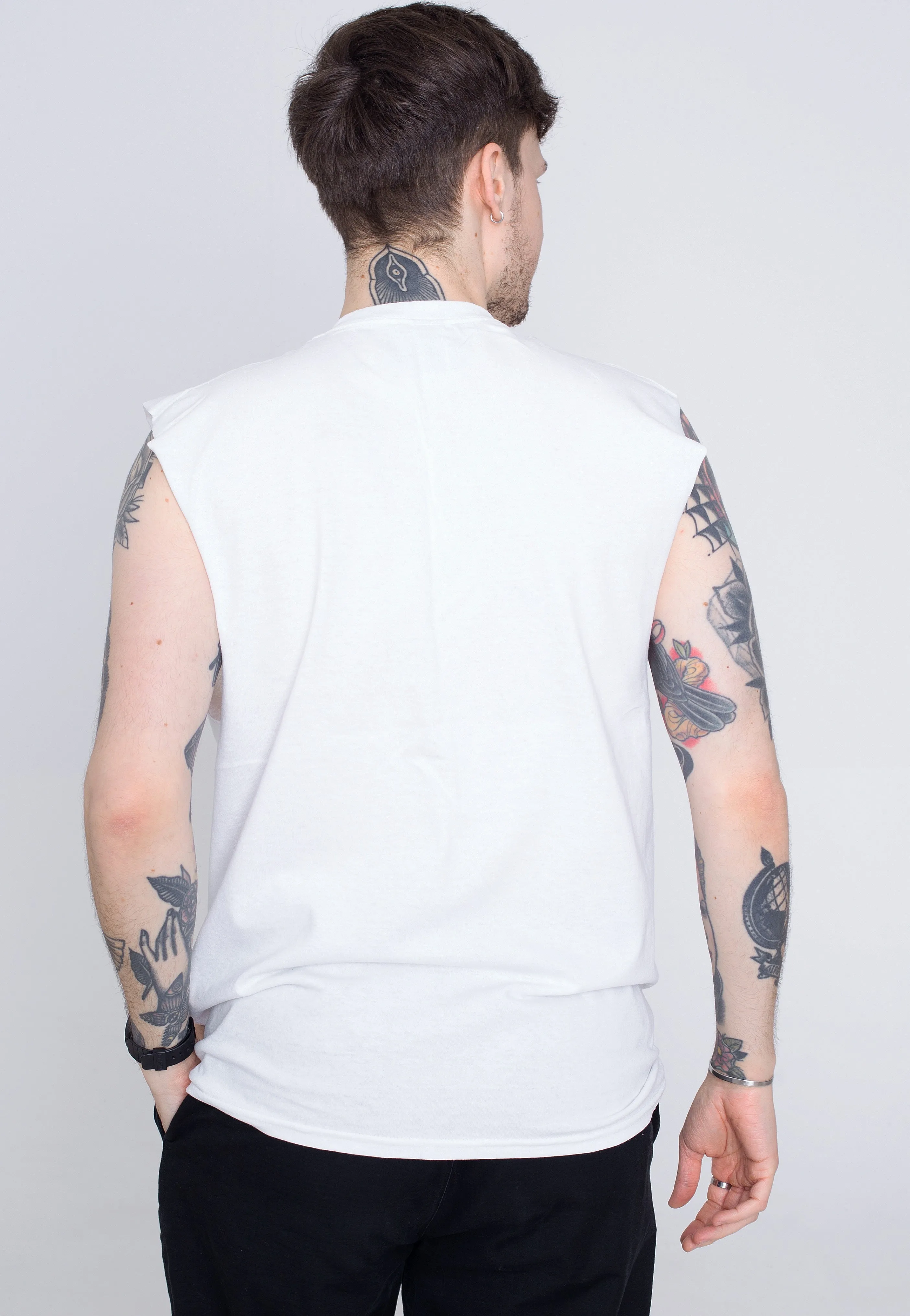 A Day To Remember - Metal Logo White - Sleeveless