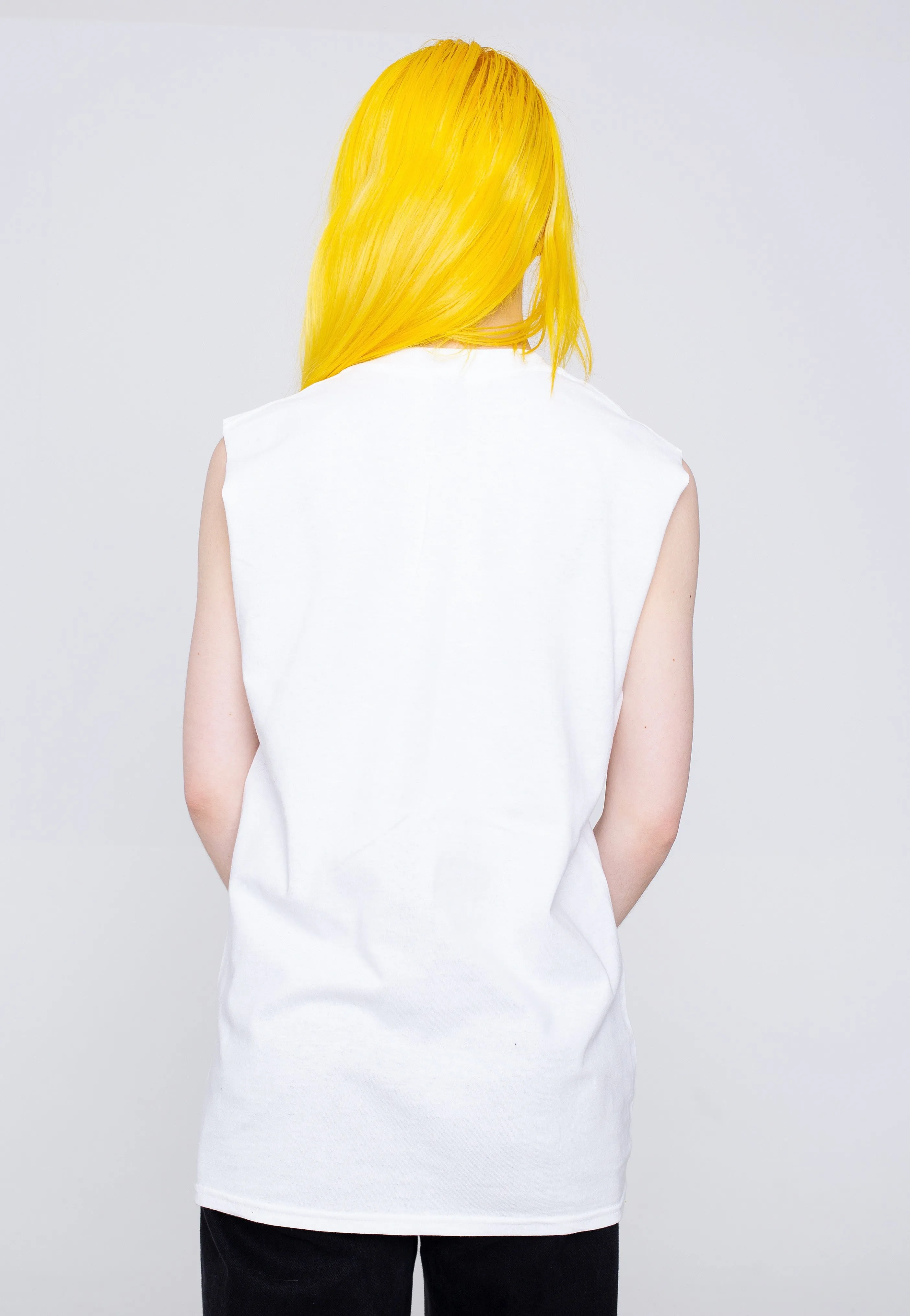 A Day To Remember - Metal Logo White - Sleeveless