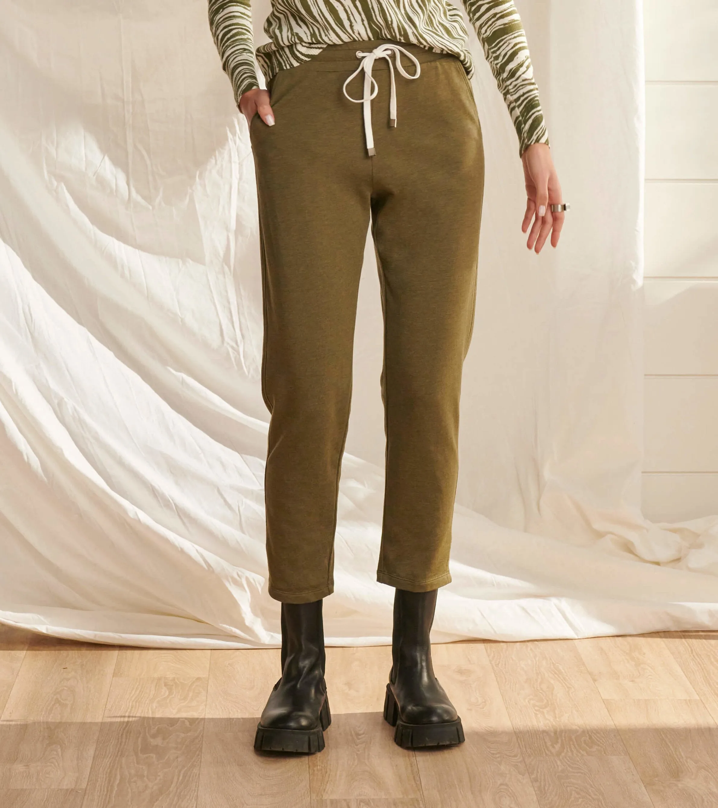 Adrien Jogger - Loden Green Melange -Hatley