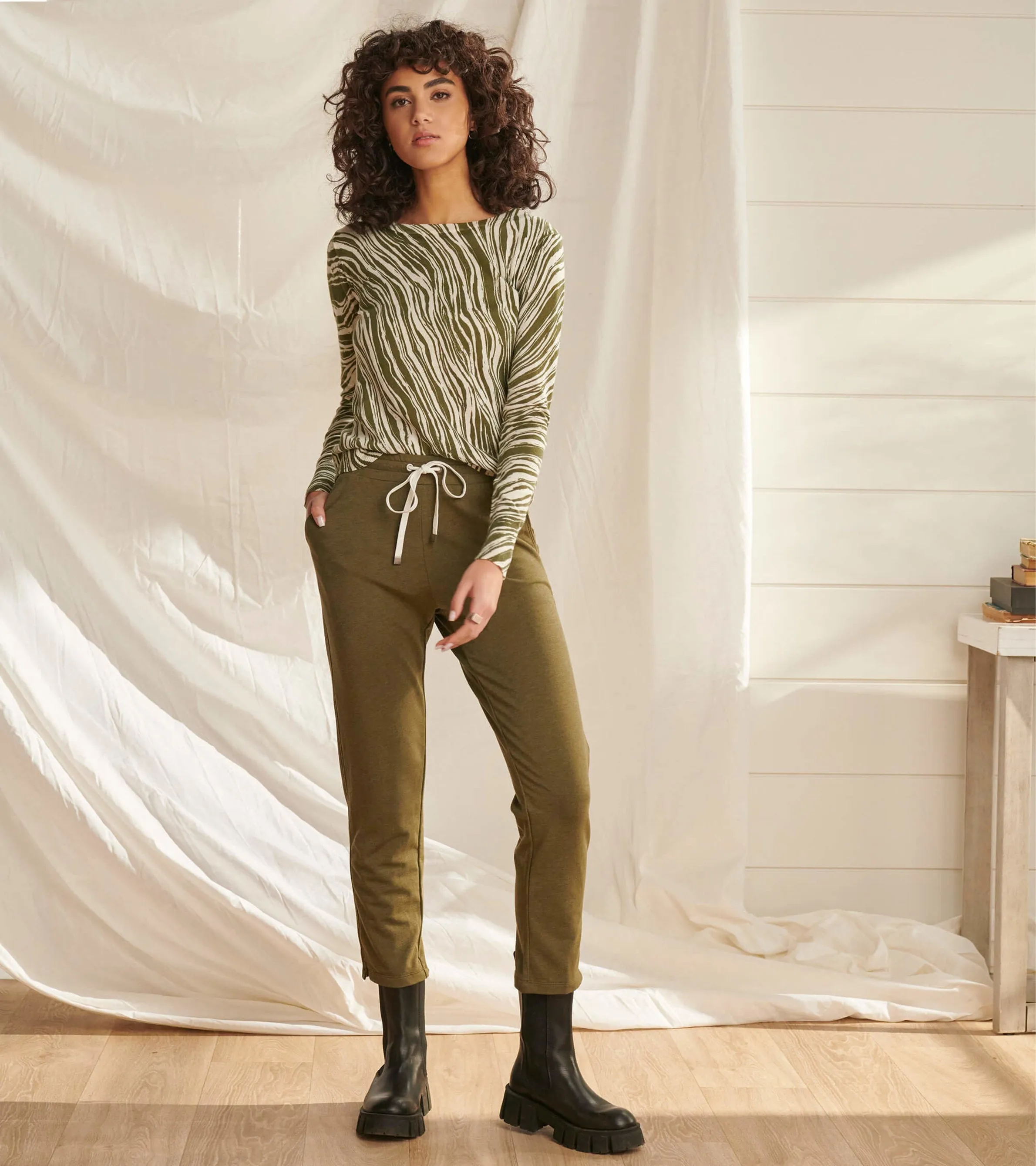 Adrien Jogger - Loden Green Melange -Hatley