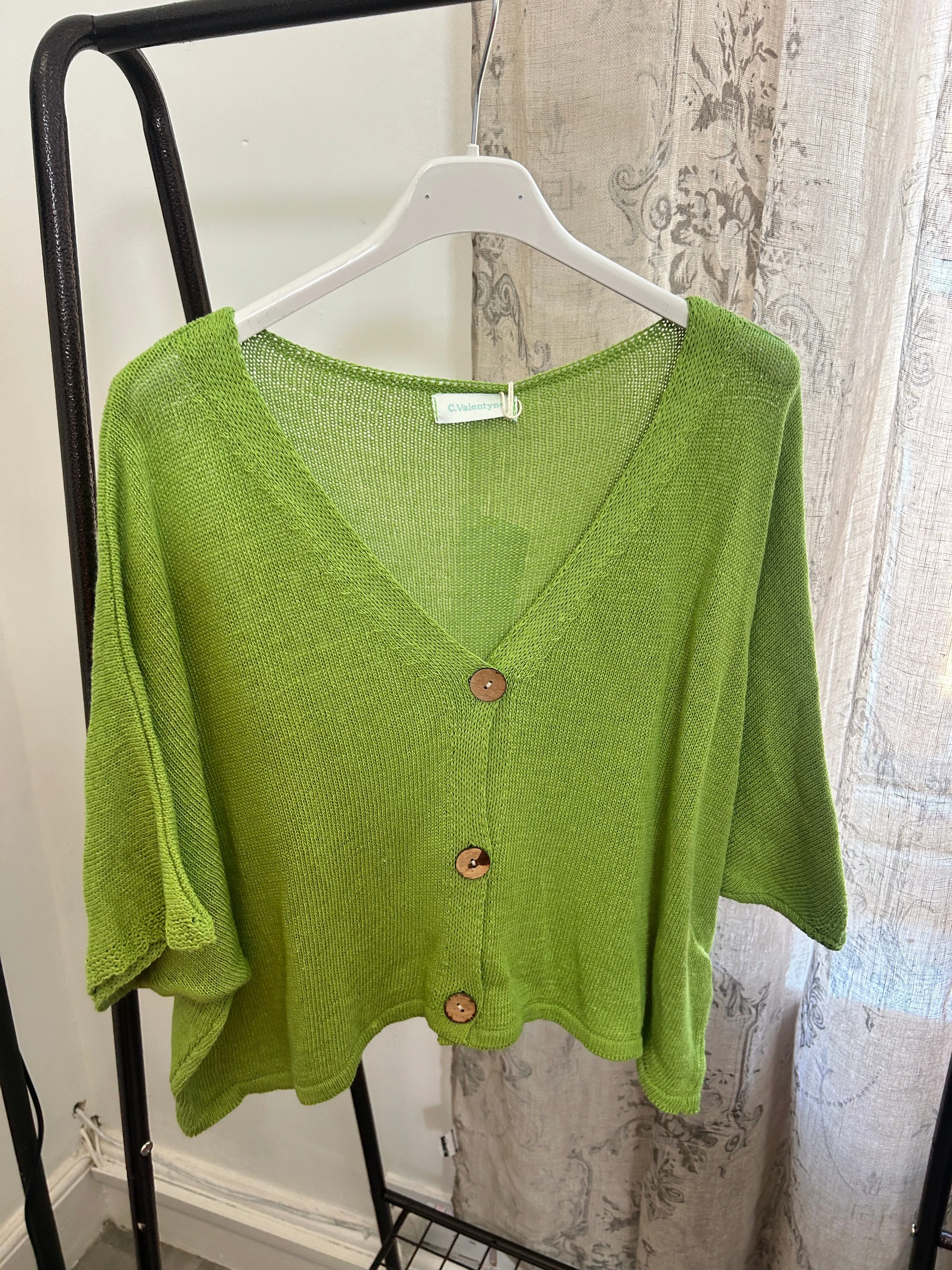 Aimee Cute Button Layering Cardi