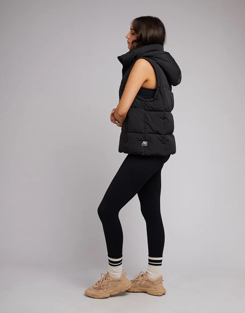 All About Eve Remi Luxe Puffer Vest Black