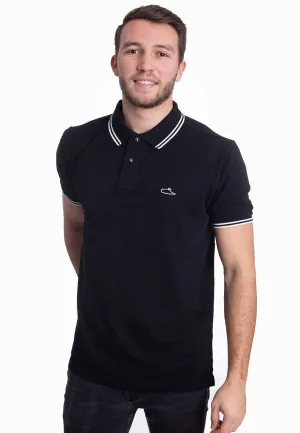 Atticus - Classic Tipped Black/White - Polo