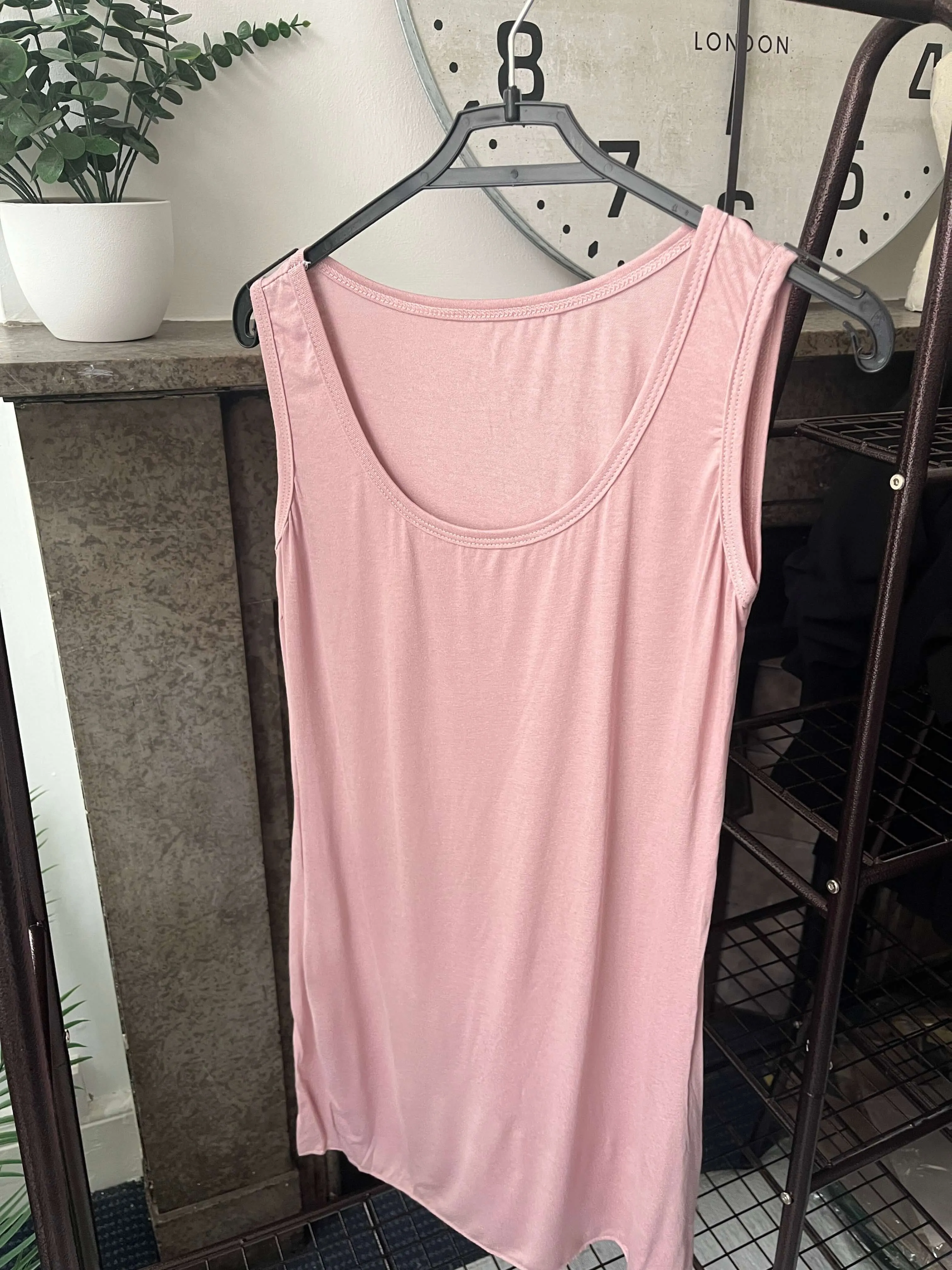 Azalea Longline Round Neck Vest Top