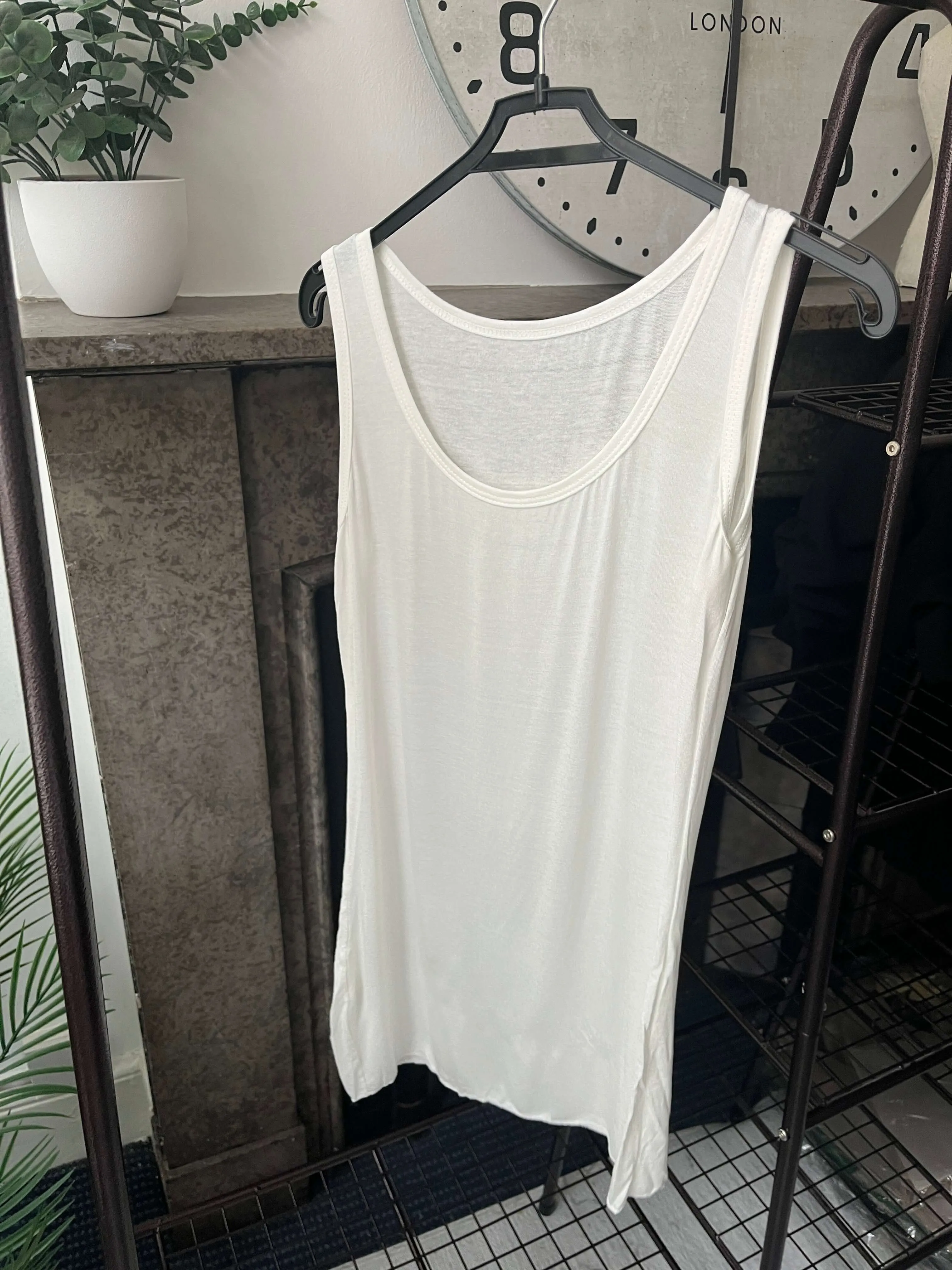 Azalea Longline Round Neck Vest Top