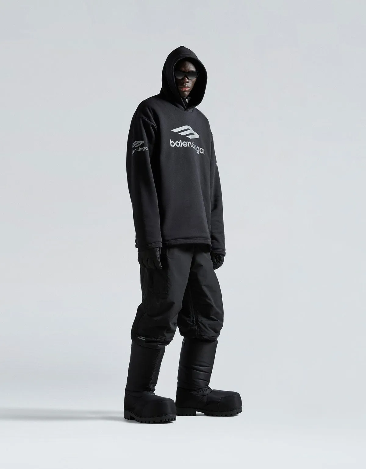 Balenciaga Black Alaska High Boots