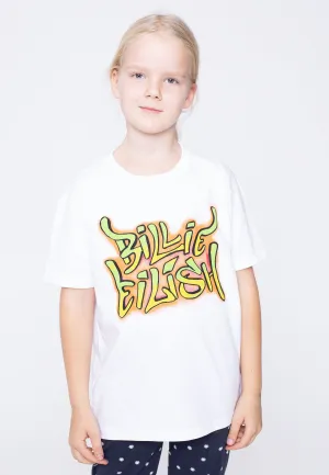 Billie Eilish - Graffiti Kids White - T-Shirt