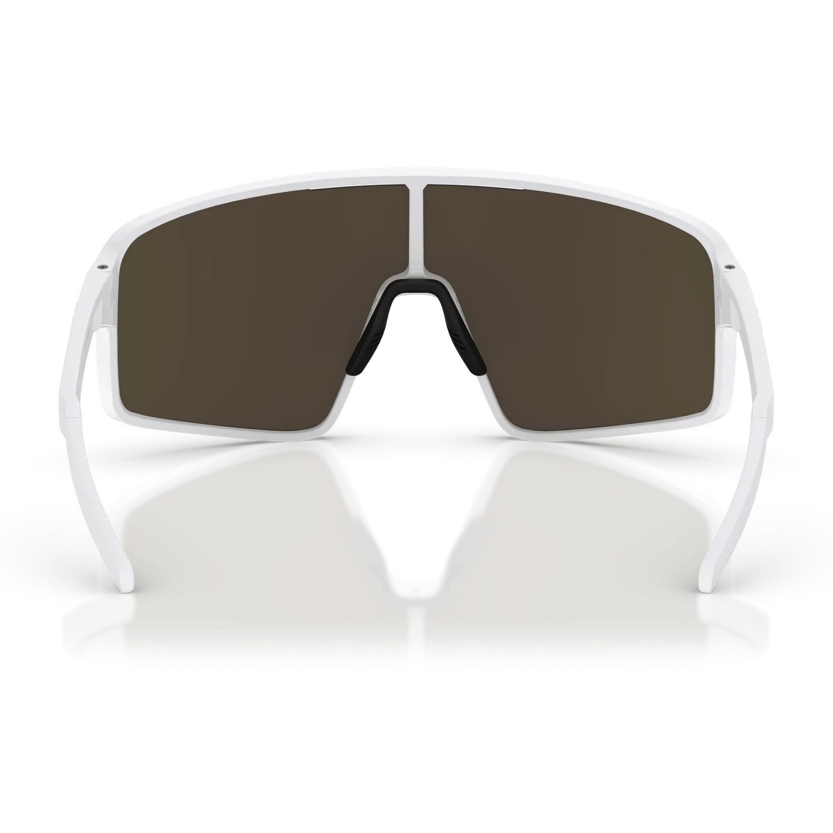 Bliz P001 sunglasses - Matt White Brown W Red Mirror