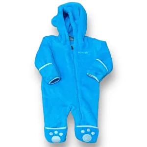Boys Columbia Size 6-12 Months Sky Blue Zippered Bunting