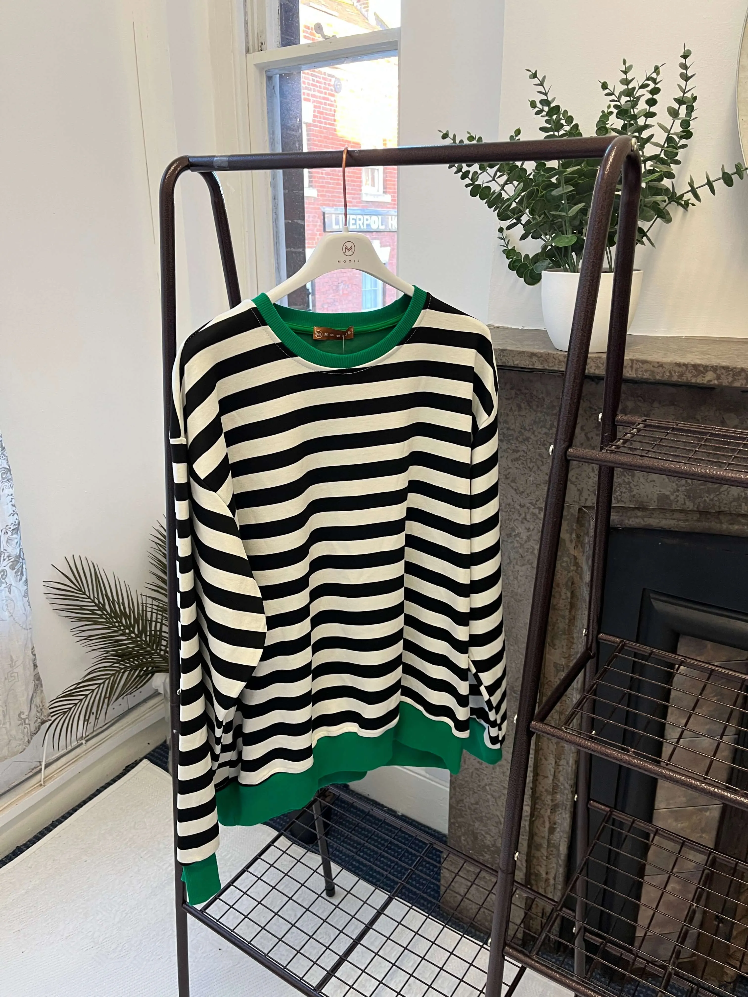 Bright Bold Stripe Sweatshirt