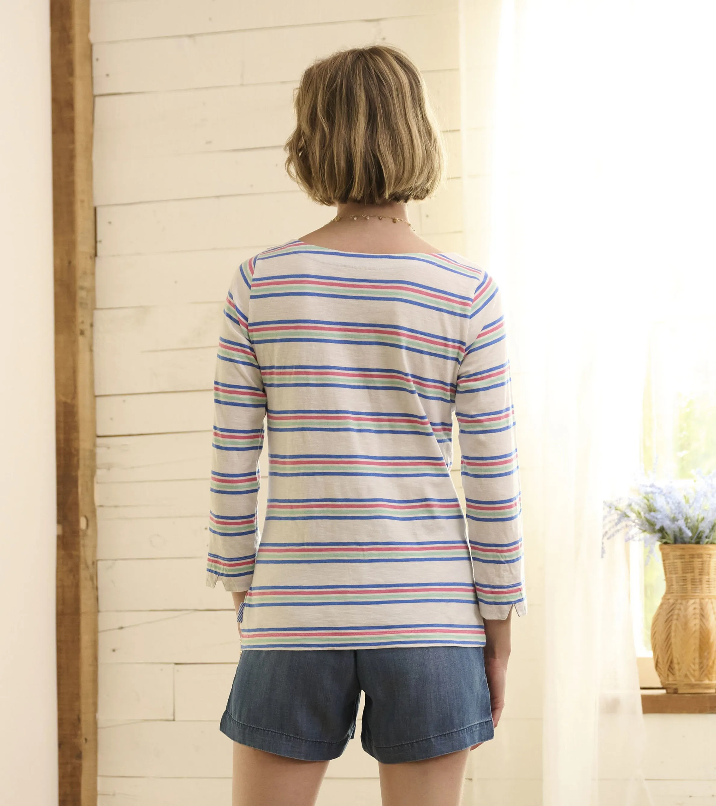 Button Breton - Seaside Stripes -Hatley
