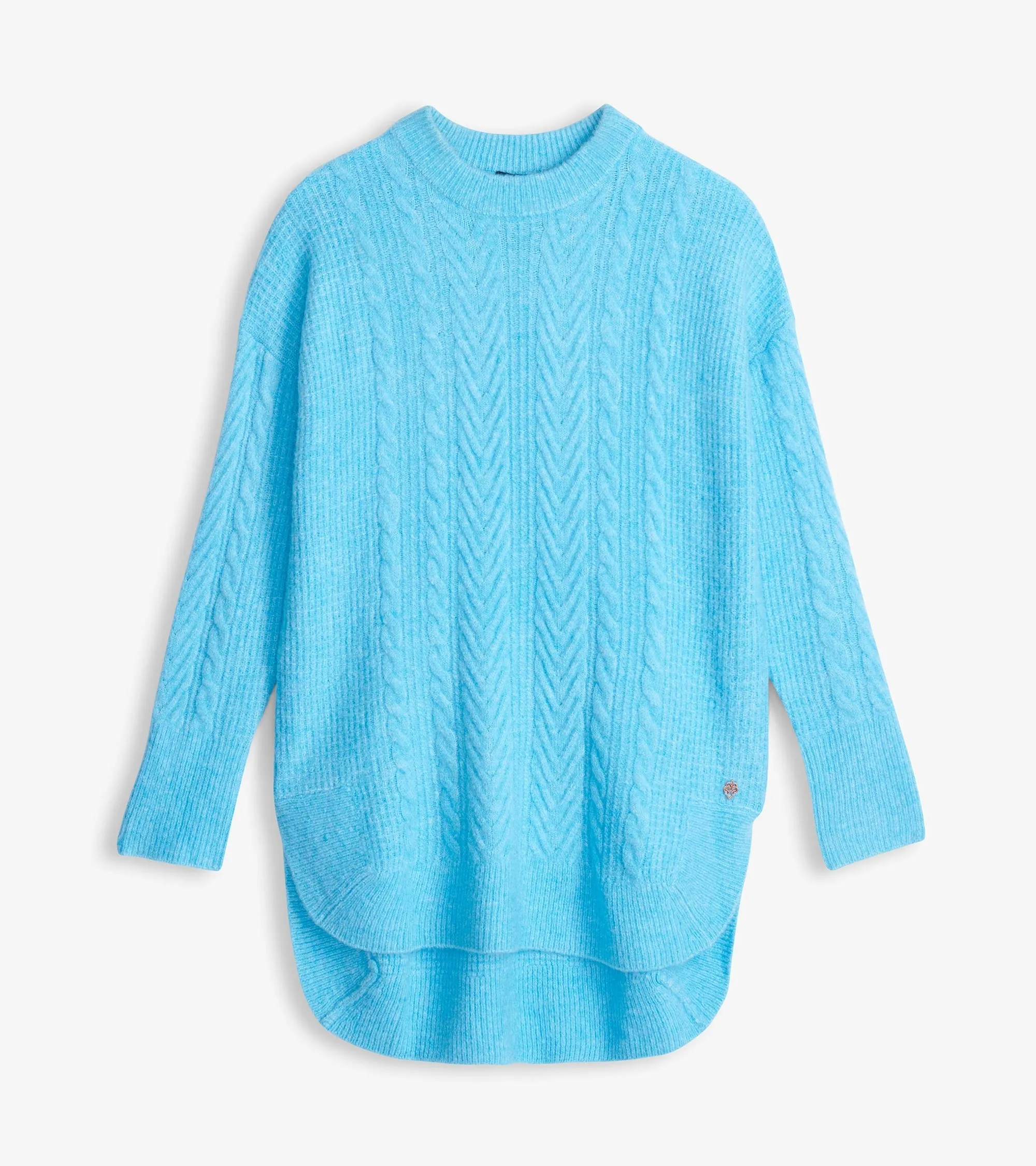 Cable Knit Tunic - Sky Blue -Hatley
