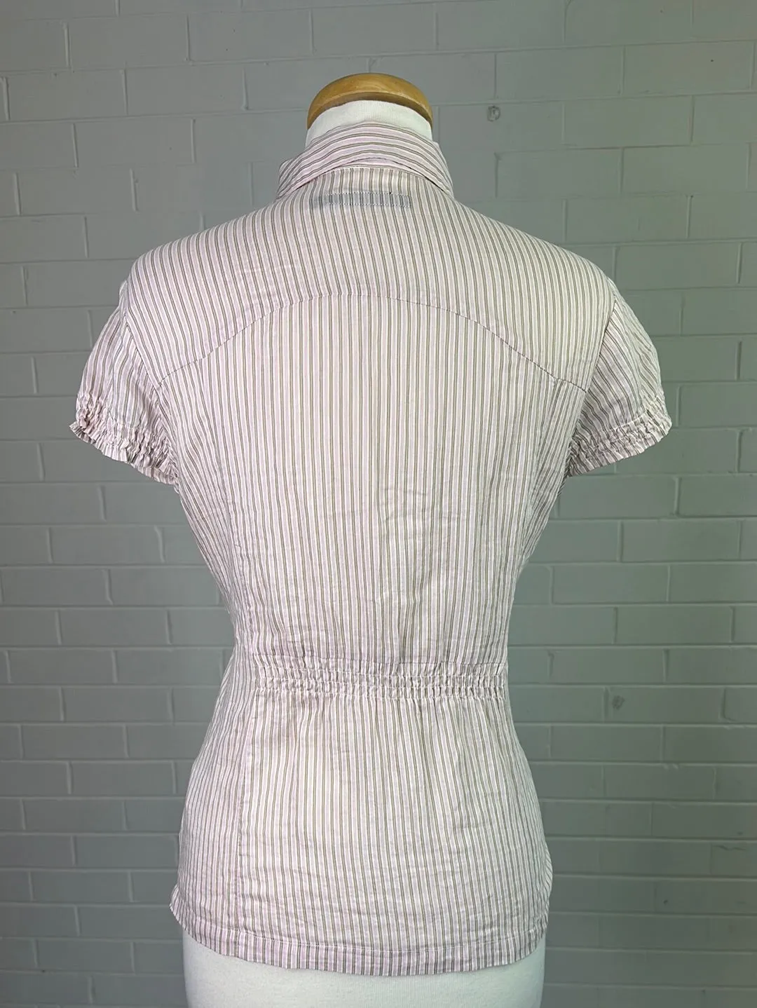 Calvin Klein - Jeans | US | shirt | size 14 | cap sleeve | cotton silk blend