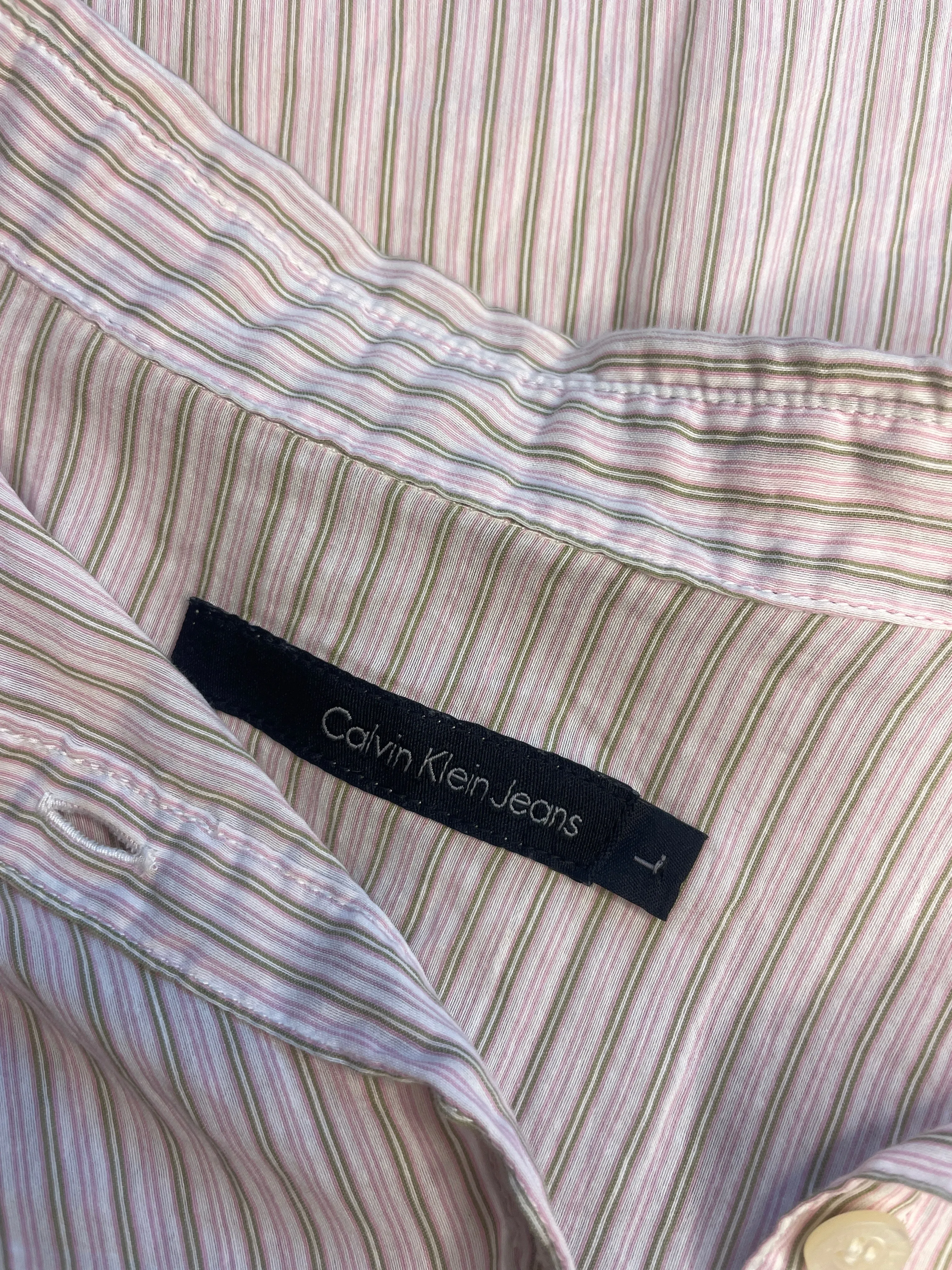 Calvin Klein - Jeans | US | shirt | size 14 | cap sleeve | cotton silk blend