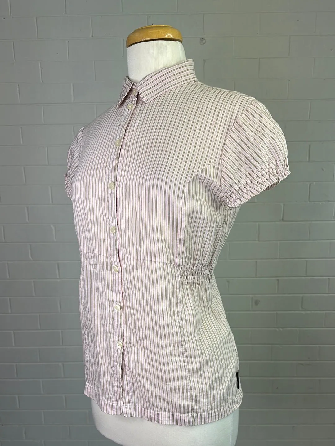 Calvin Klein - Jeans | US | shirt | size 14 | cap sleeve | cotton silk blend