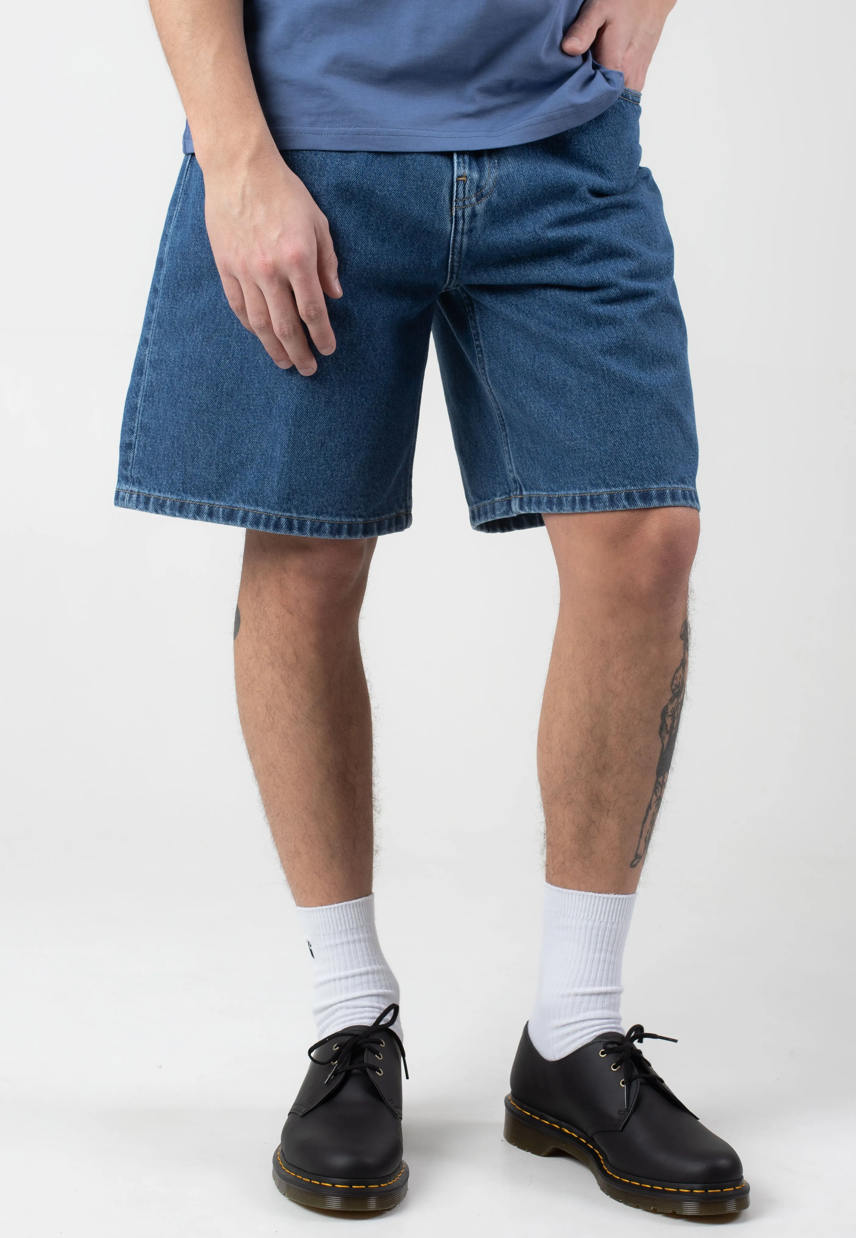 Carhartt WIP - Nolan Heavy Stone Wash Blue - Shorts