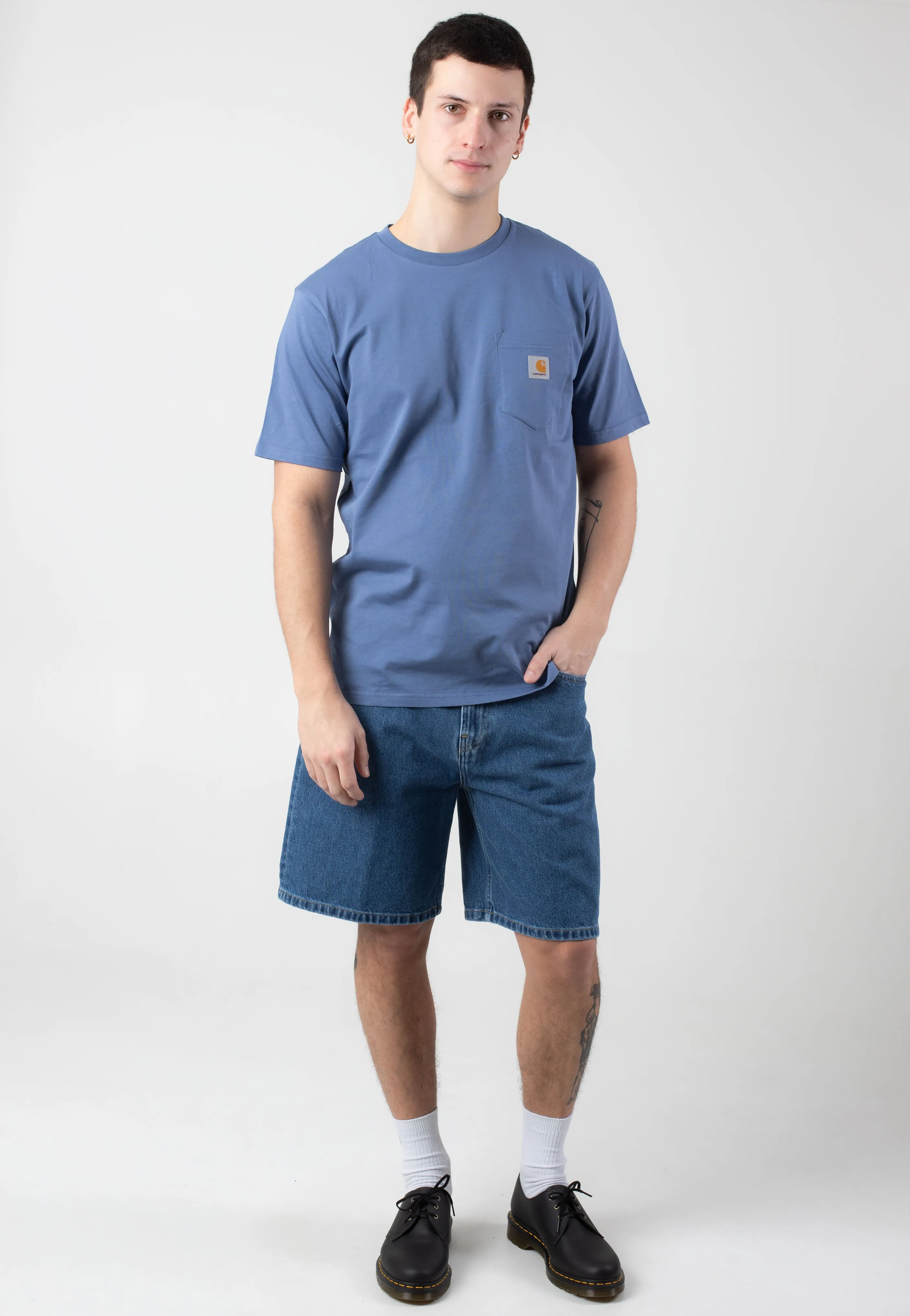Carhartt WIP - Nolan Heavy Stone Wash Blue - Shorts