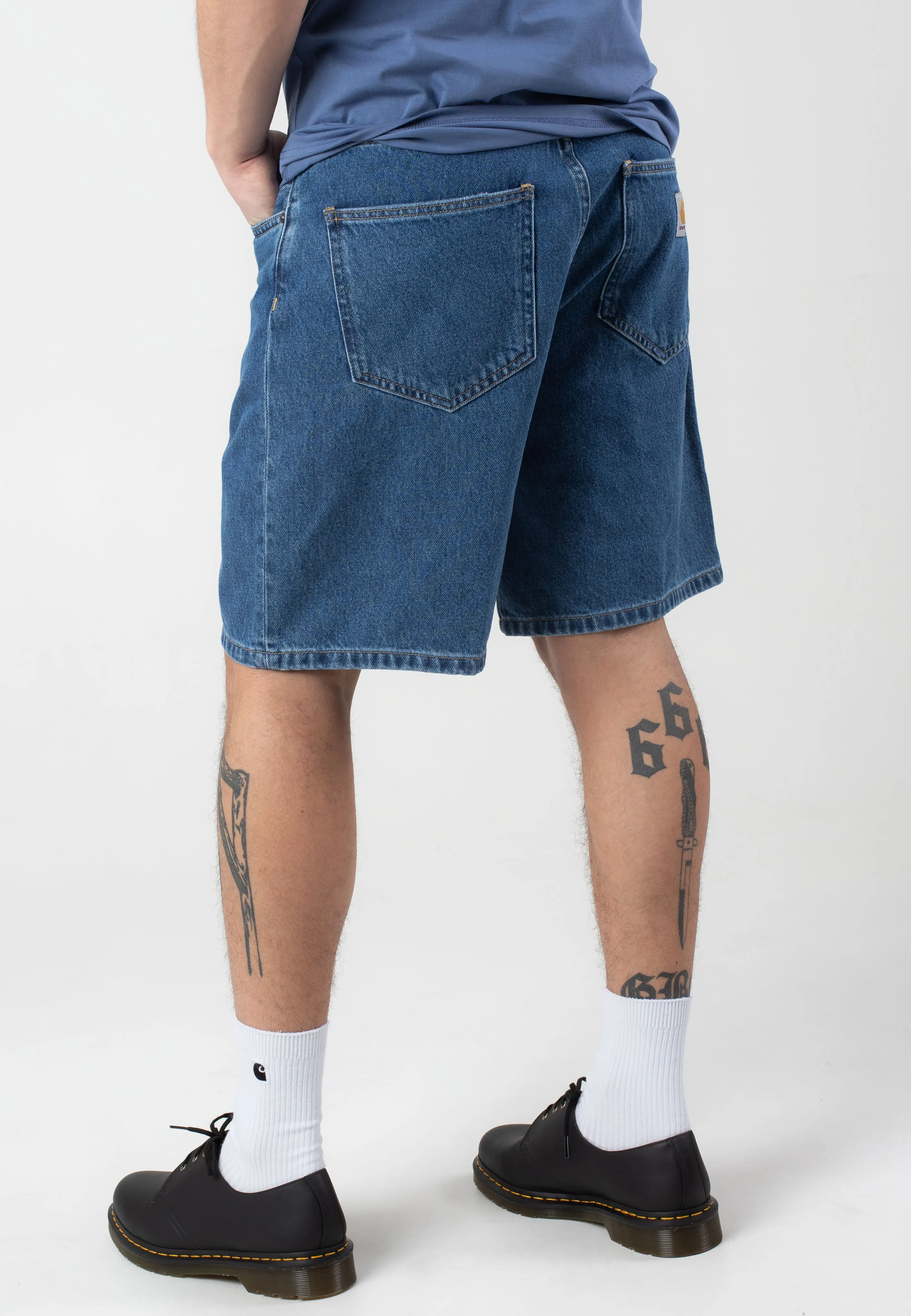Carhartt WIP - Nolan Heavy Stone Wash Blue - Shorts
