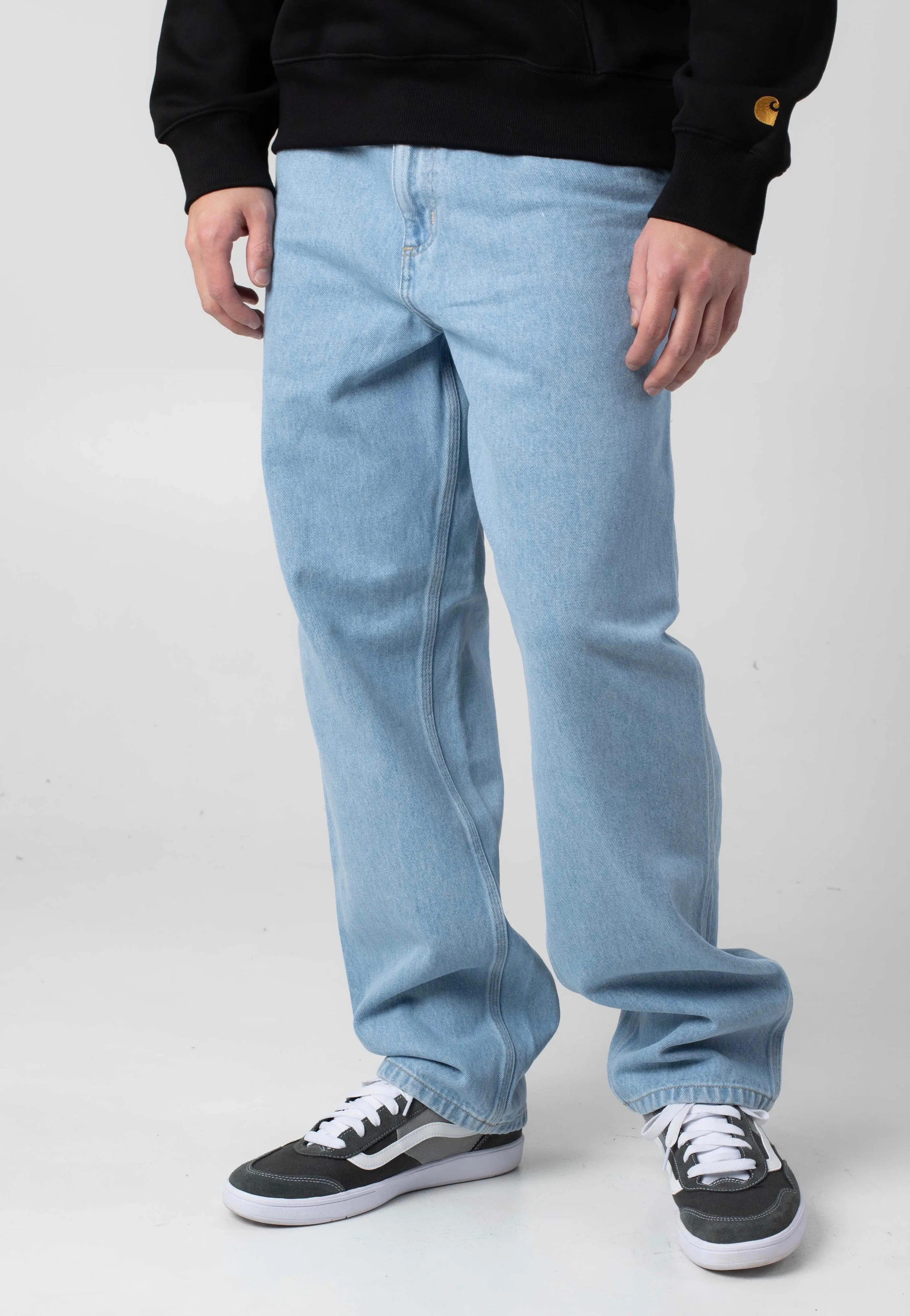 Carhartt WIP - Single Knee Heavy Stone Bleached Blue - Jeans
