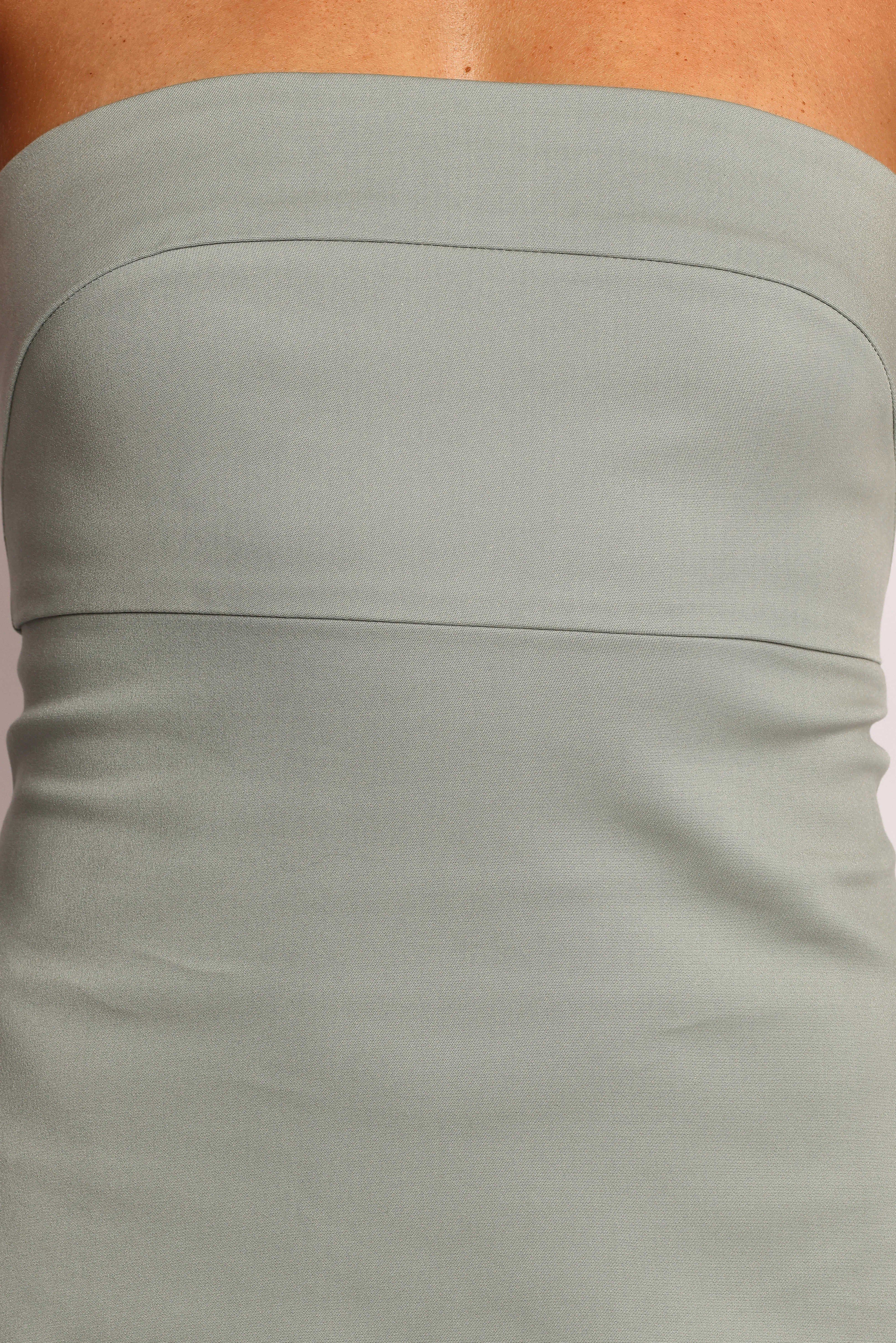 Casey Strapless Mini Dress - Sage