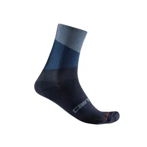 Castelli Orizzonte 15 Men's Cycling Socks (Light Steel Blue/Belgian Blue)