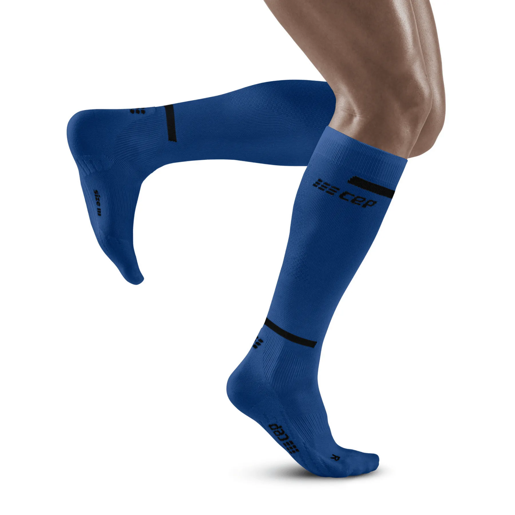 CEP Compression The Run Compression Tall 4.0 Men's Compression Socks (Blue)