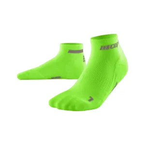 CEP Compression The Run Low Cut Men's Running Socks 4.0 (Lime Green)