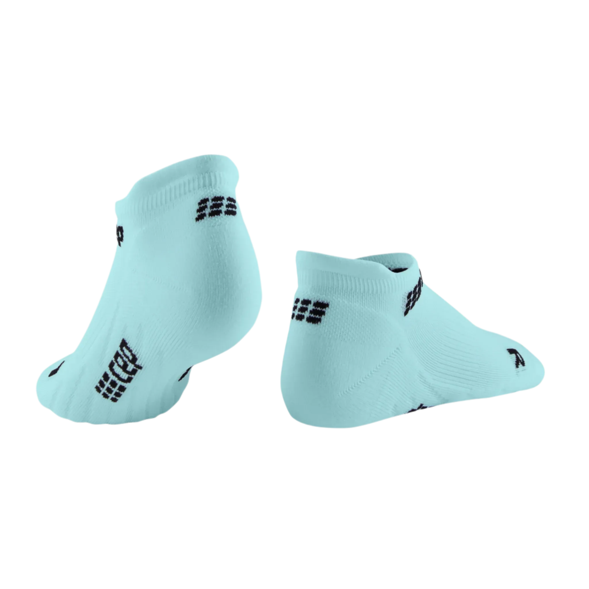 CEP Compression The Run No Show 4.0 Men's Running Socks (Light Blue)