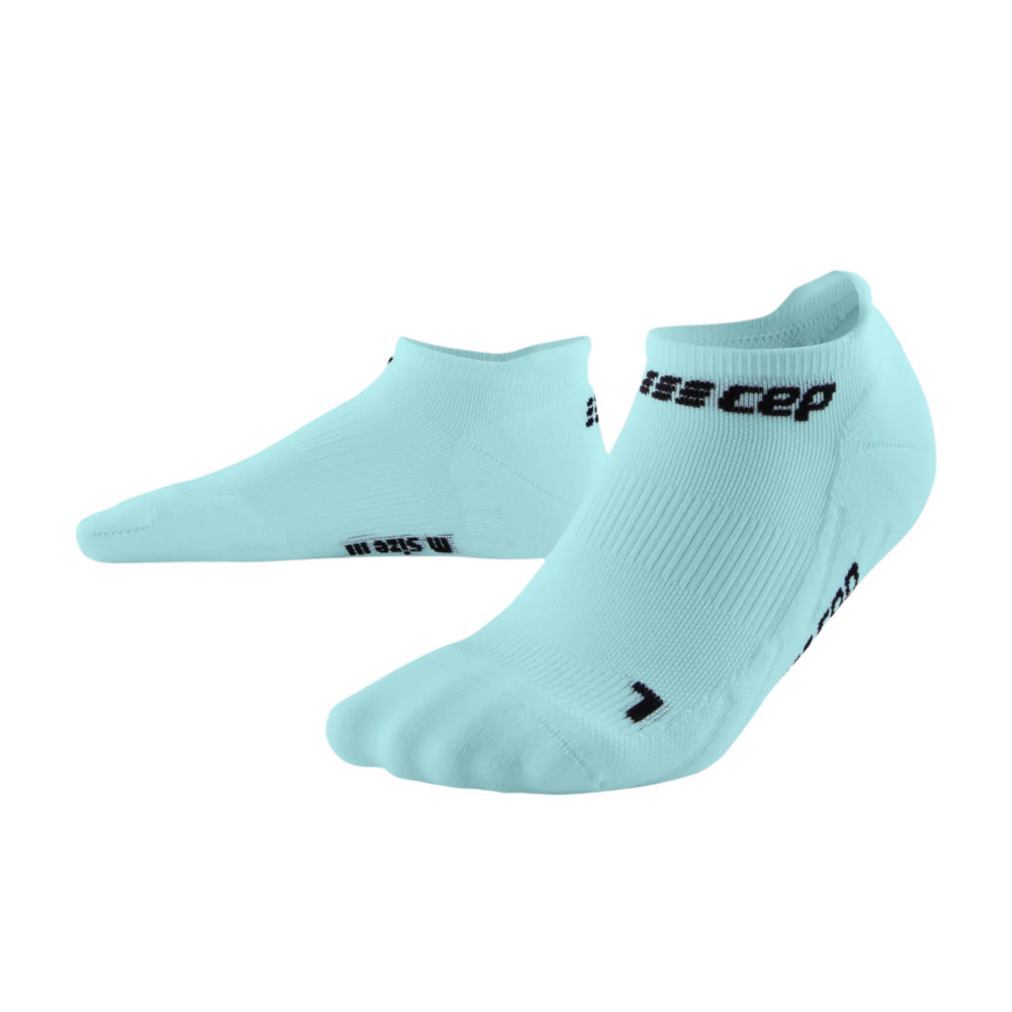 CEP Compression The Run No Show 4.0 Men's Running Socks (Light Blue)