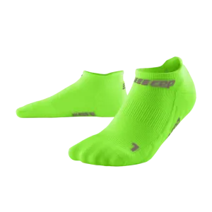 CEP Compression The Run No Show 4.0 Men's Running Socks (Lime Green)