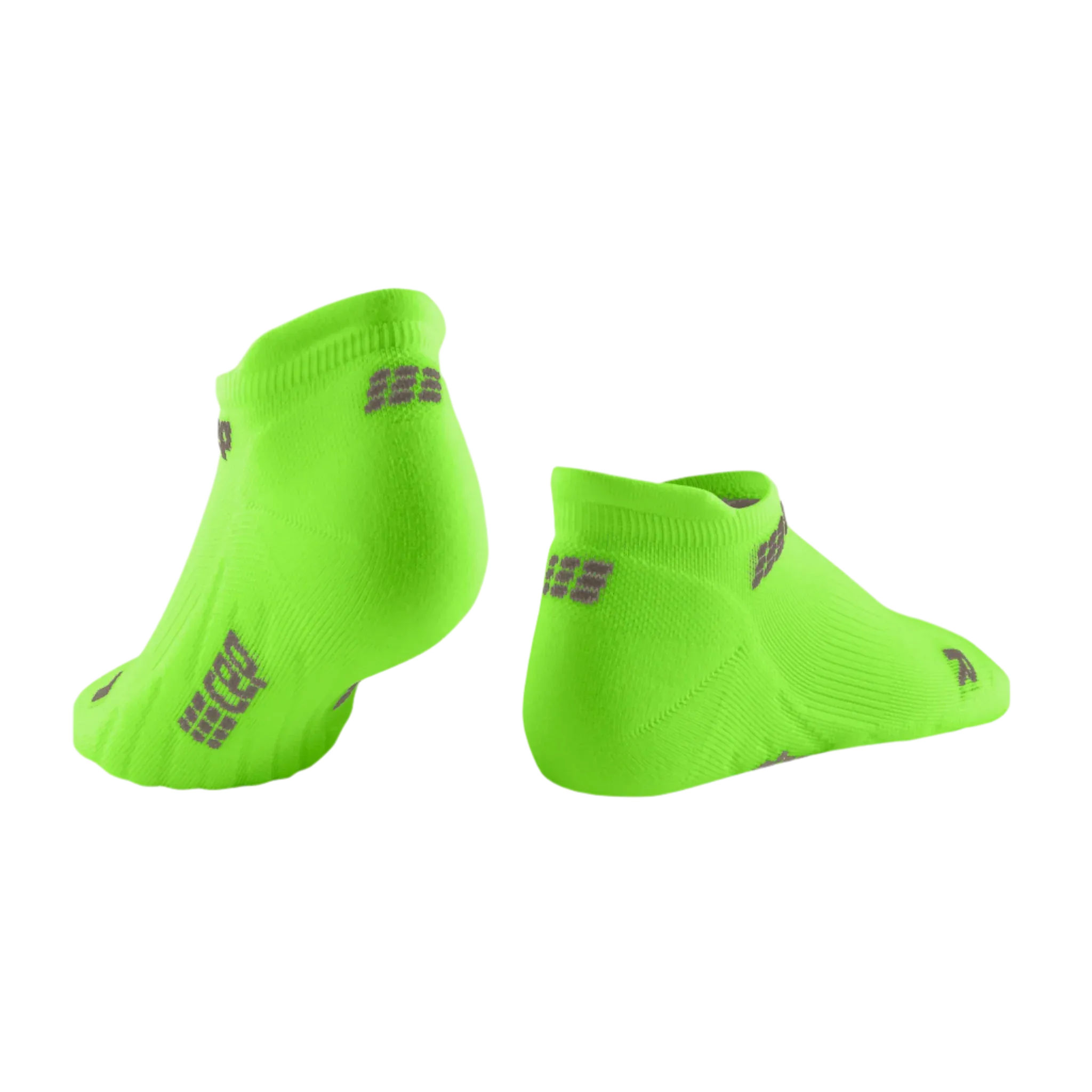 CEP Compression The Run No Show 4.0 Men's Running Socks (Lime Green)