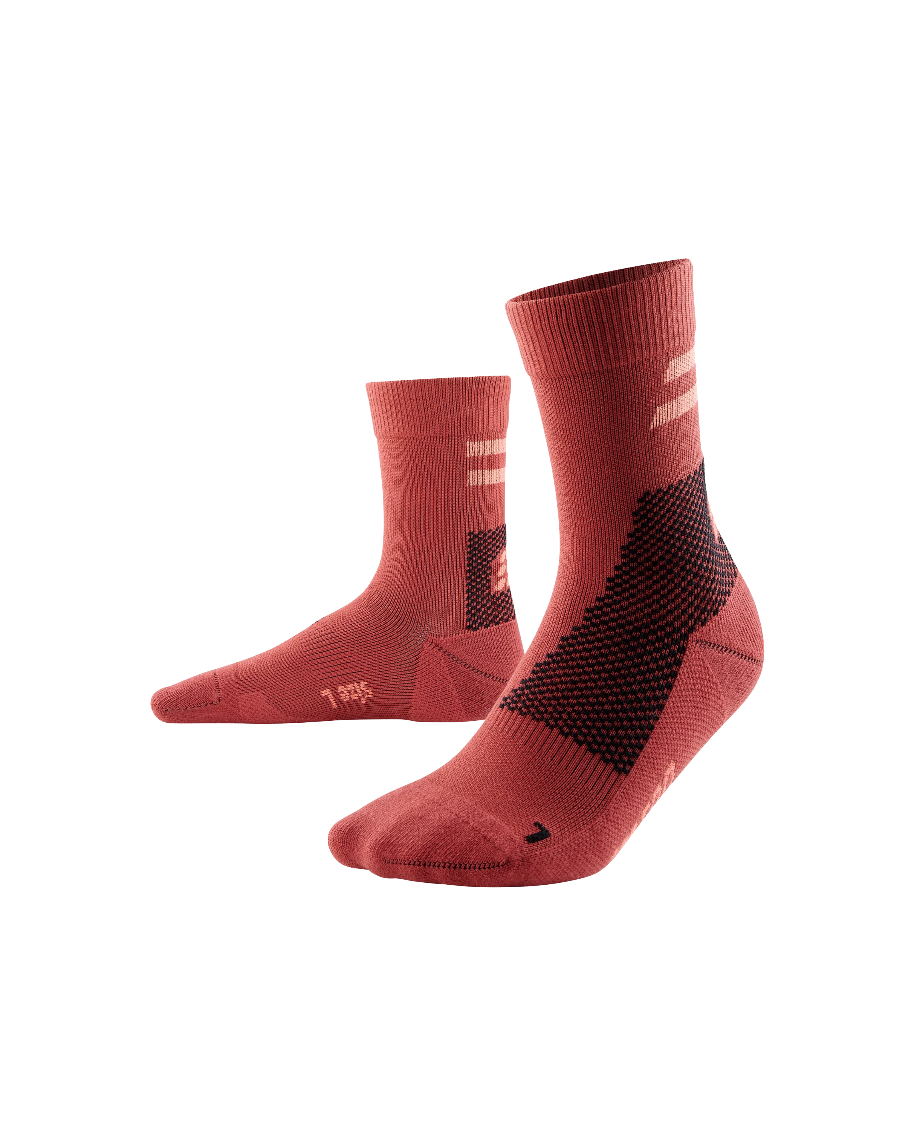 CEP Compression Training Mid Cut Men's Compression Socks (Red)