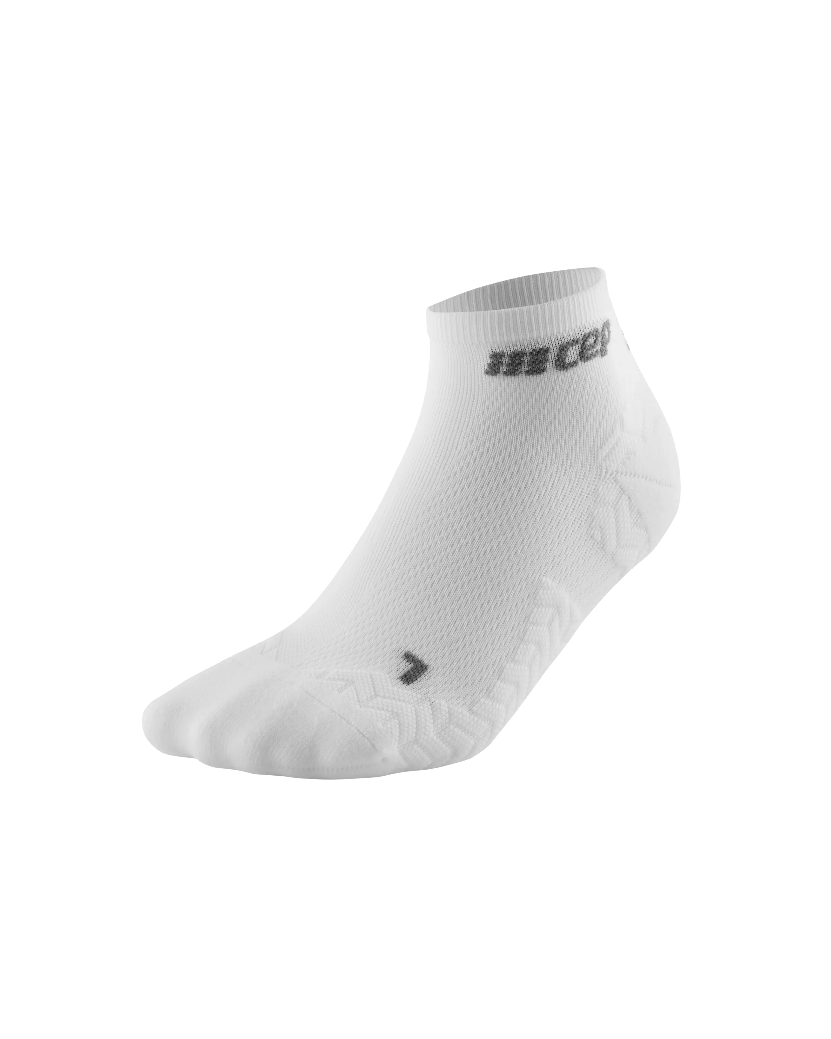 CEP Compression Ultralight Low Cut Women's Running Socks (Ultralight White)