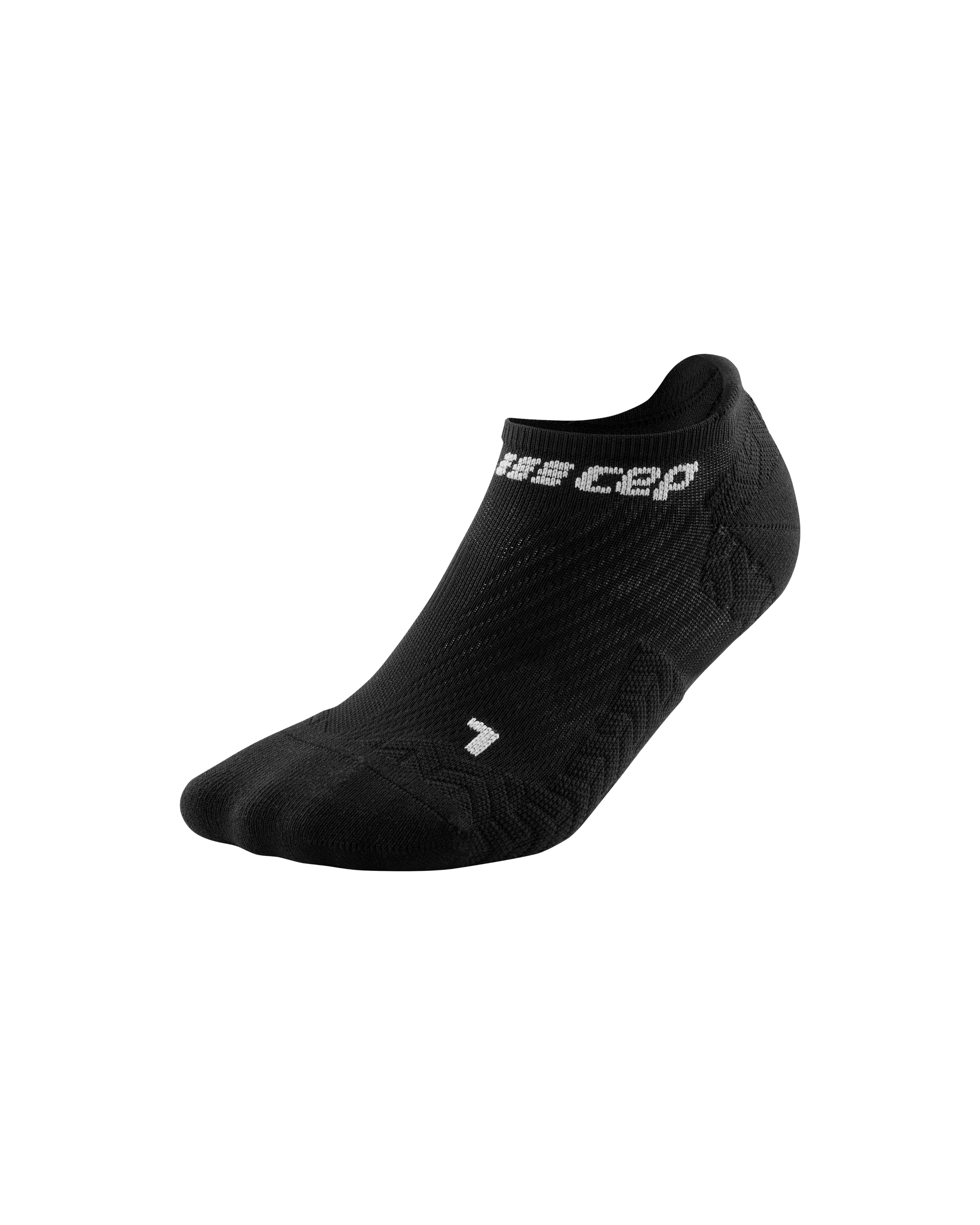 CEP Compression Ultralight No Show Men's Running Socks (Ultralight Black)