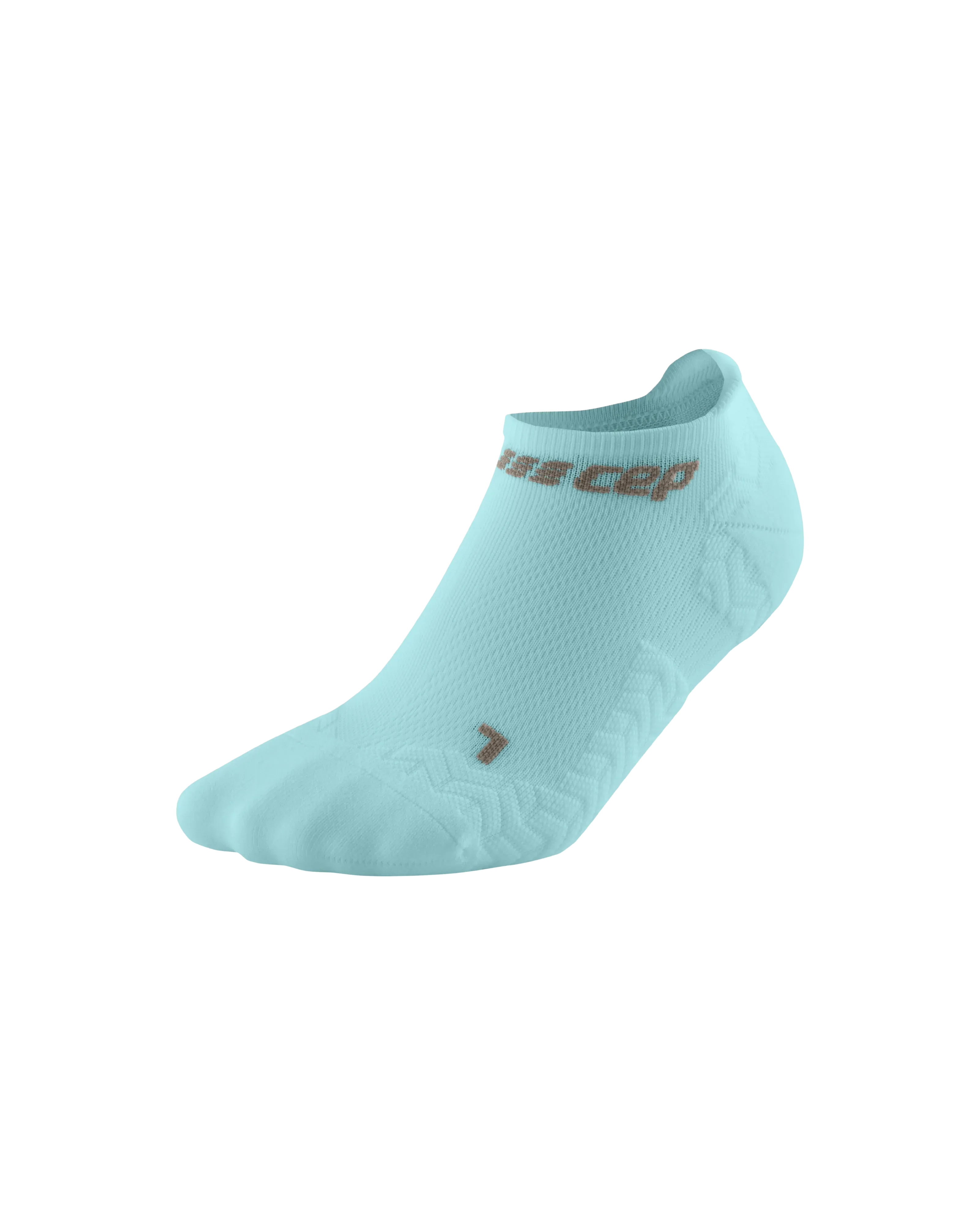 CEP Compression Ultralight No Show Men's Running Socks (Ultralight Light Blue)
