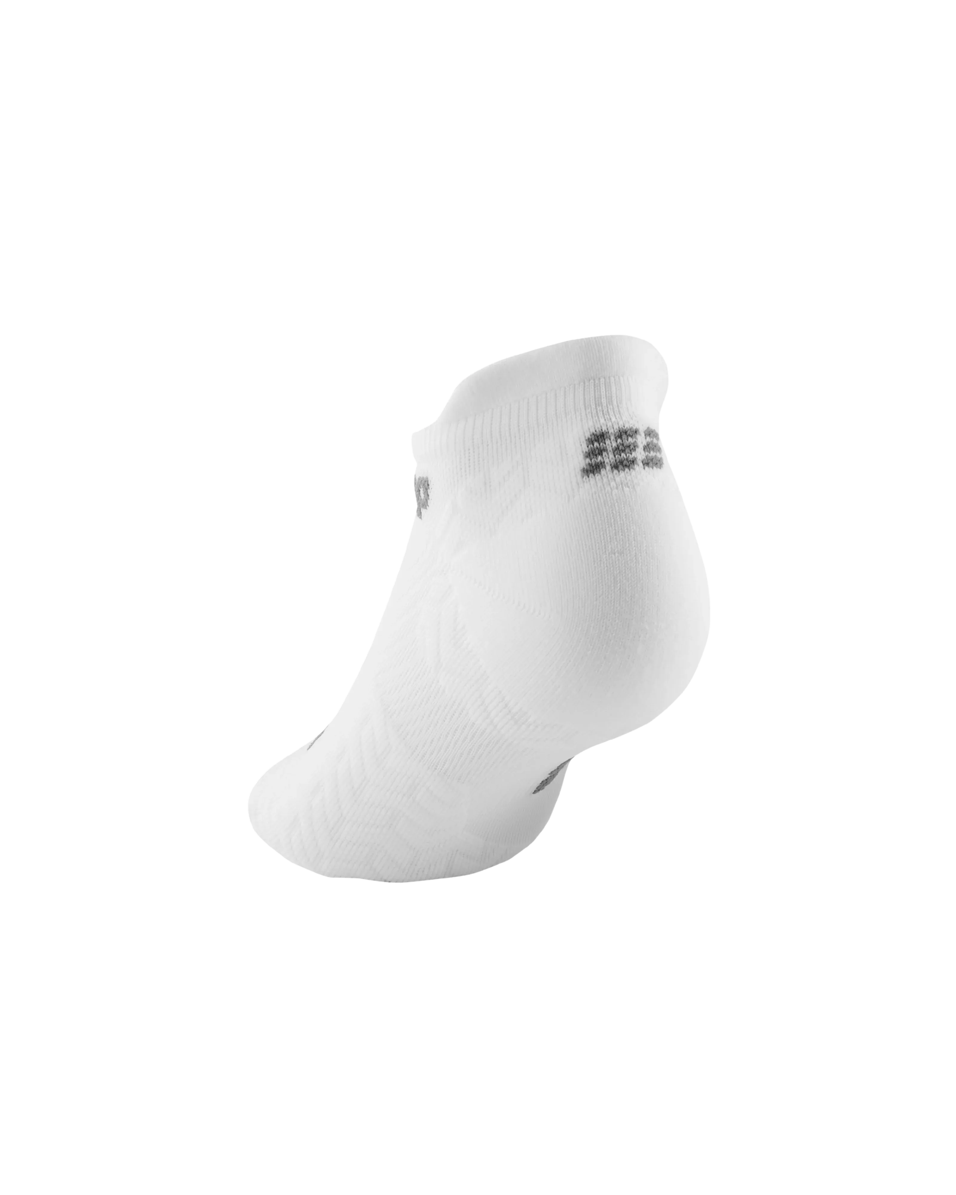 CEP Compression Ultralight No Show Men's Running Socks (Ultralight White)