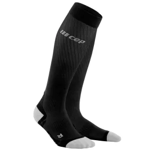 CEP Compression Ultralight Tall Compression Women's Compression Socks (Black/Light Grey)