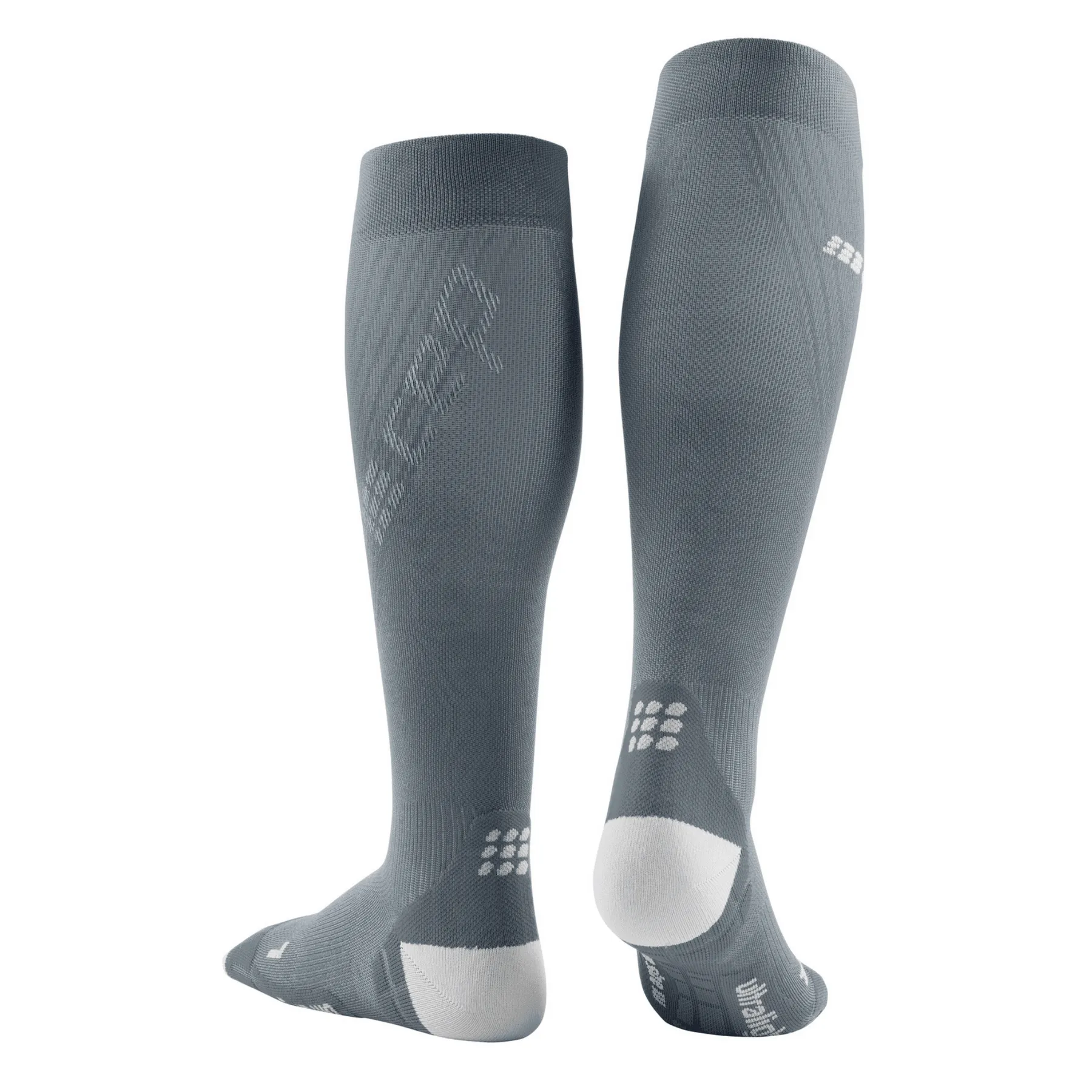 CEP Compression Ultralight Tall Compression Women's Compression Socks (Grey/Light Grey)
