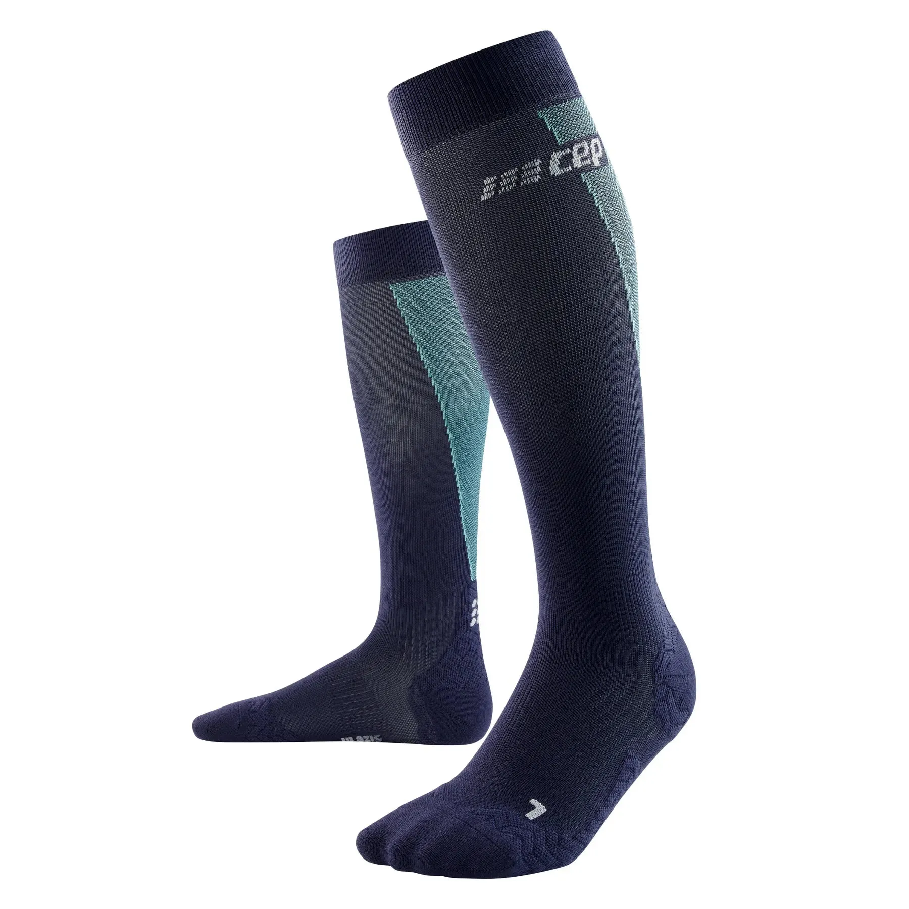 CEP Compression Ultralight Tall Men's Compression Socks (Ultralight Navy/Light Blue)