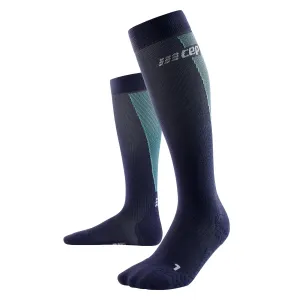 CEP Compression Ultralight Tall Men's Compression Socks (Ultralight Navy/Light Blue)
