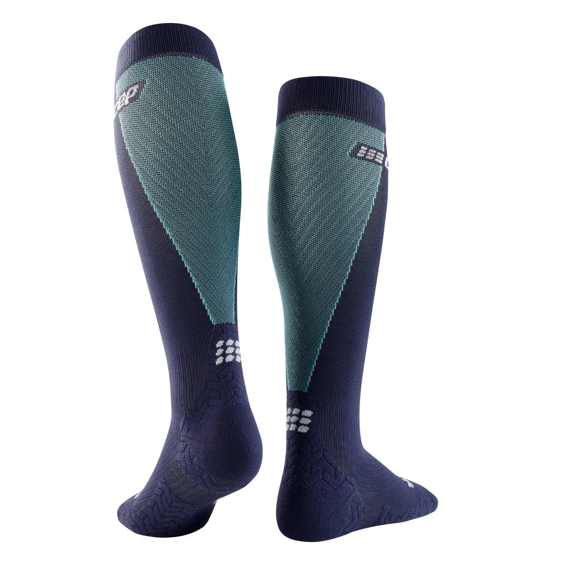CEP Compression Ultralight Tall Men's Compression Socks (Ultralight Navy/Light Blue)