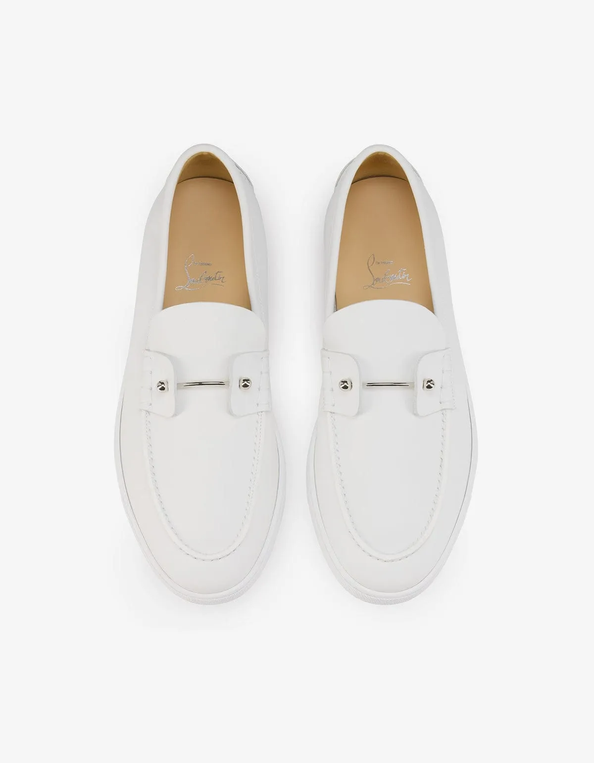 Christian Louboutin Chambeliboat White Boat Shoes