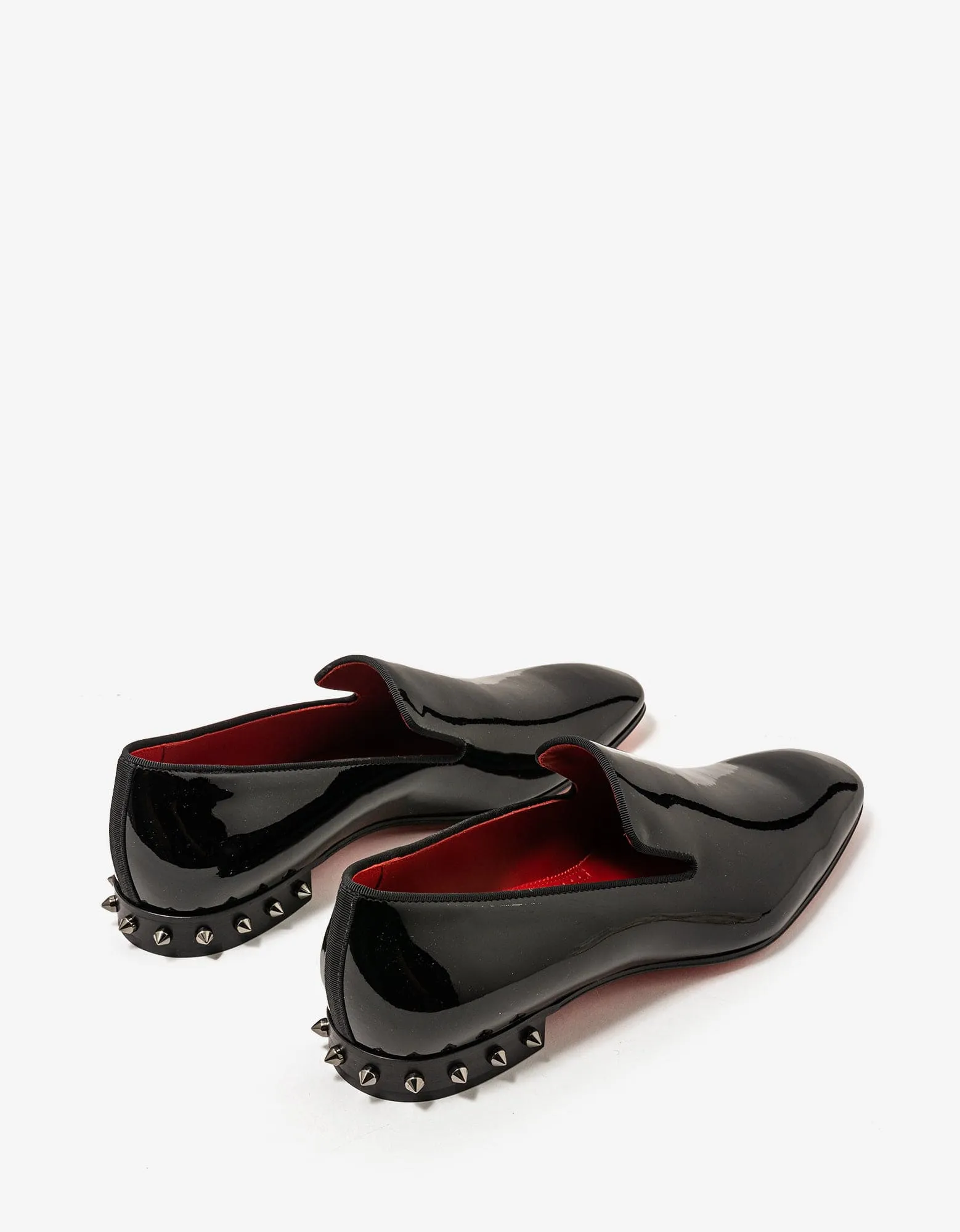 Christian Louboutin Marquees Black Patent Shoes