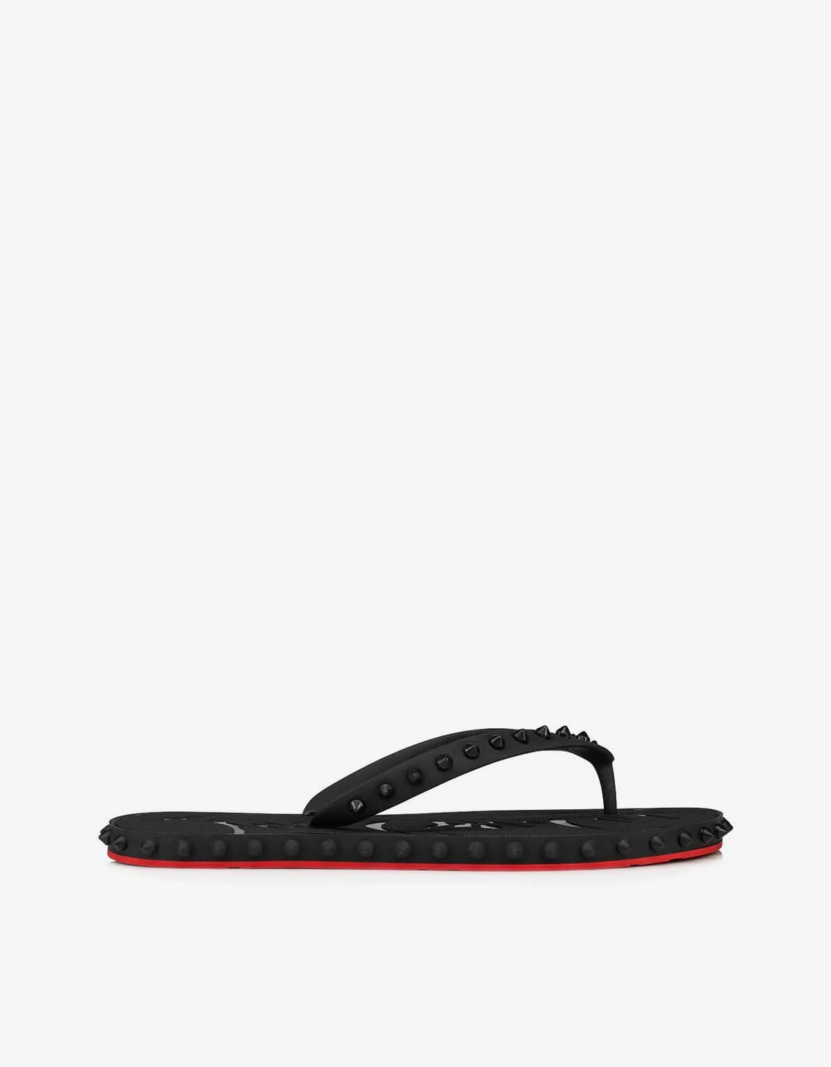 Christian Louboutin Super Loubi Flip Black Sandals