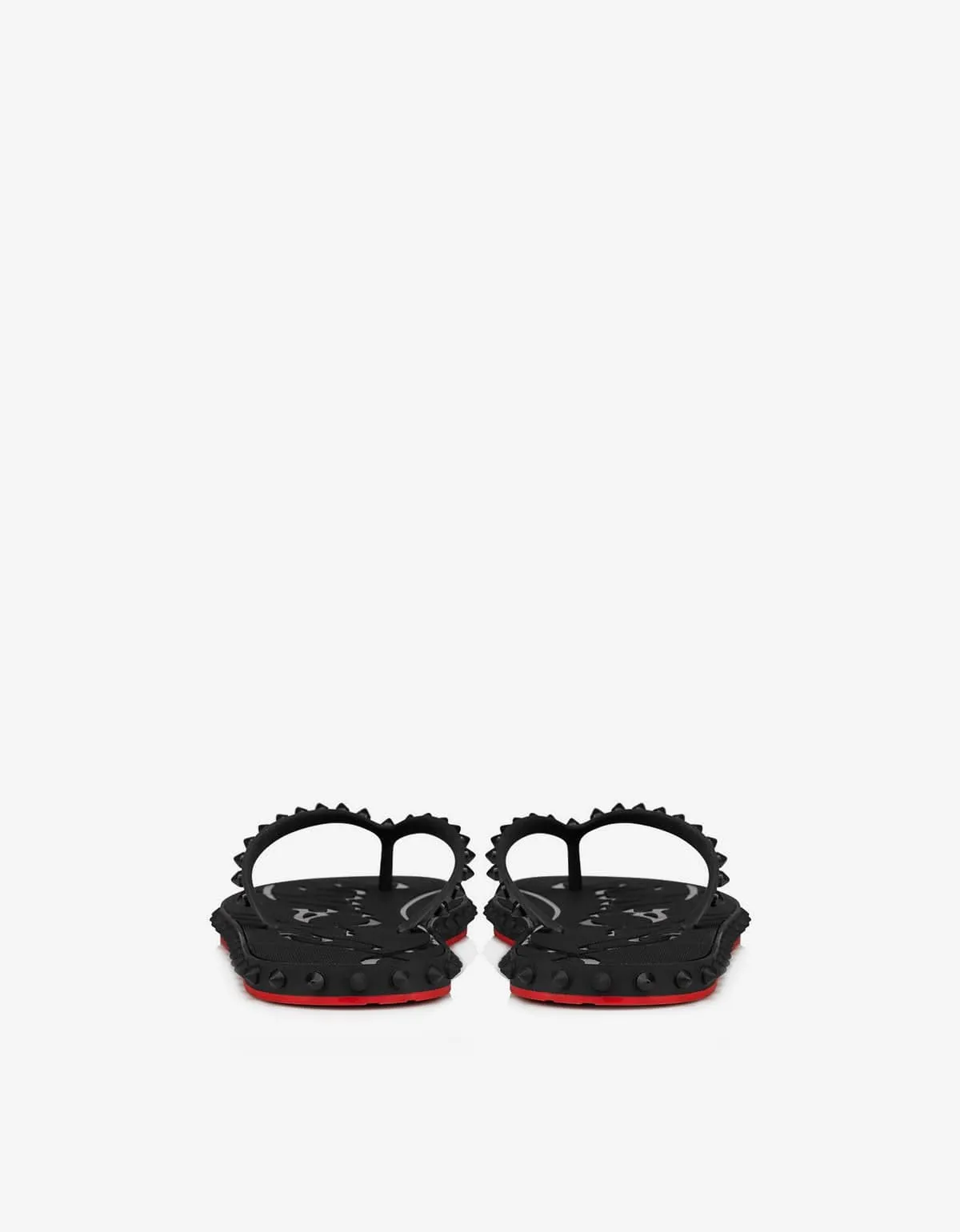 Christian Louboutin Super Loubi Flip Black Sandals