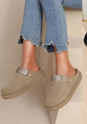 Chunky Slip On mule With 2-in-1 Heel Strap