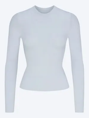 Cotton jersey long sleeve t-shirt