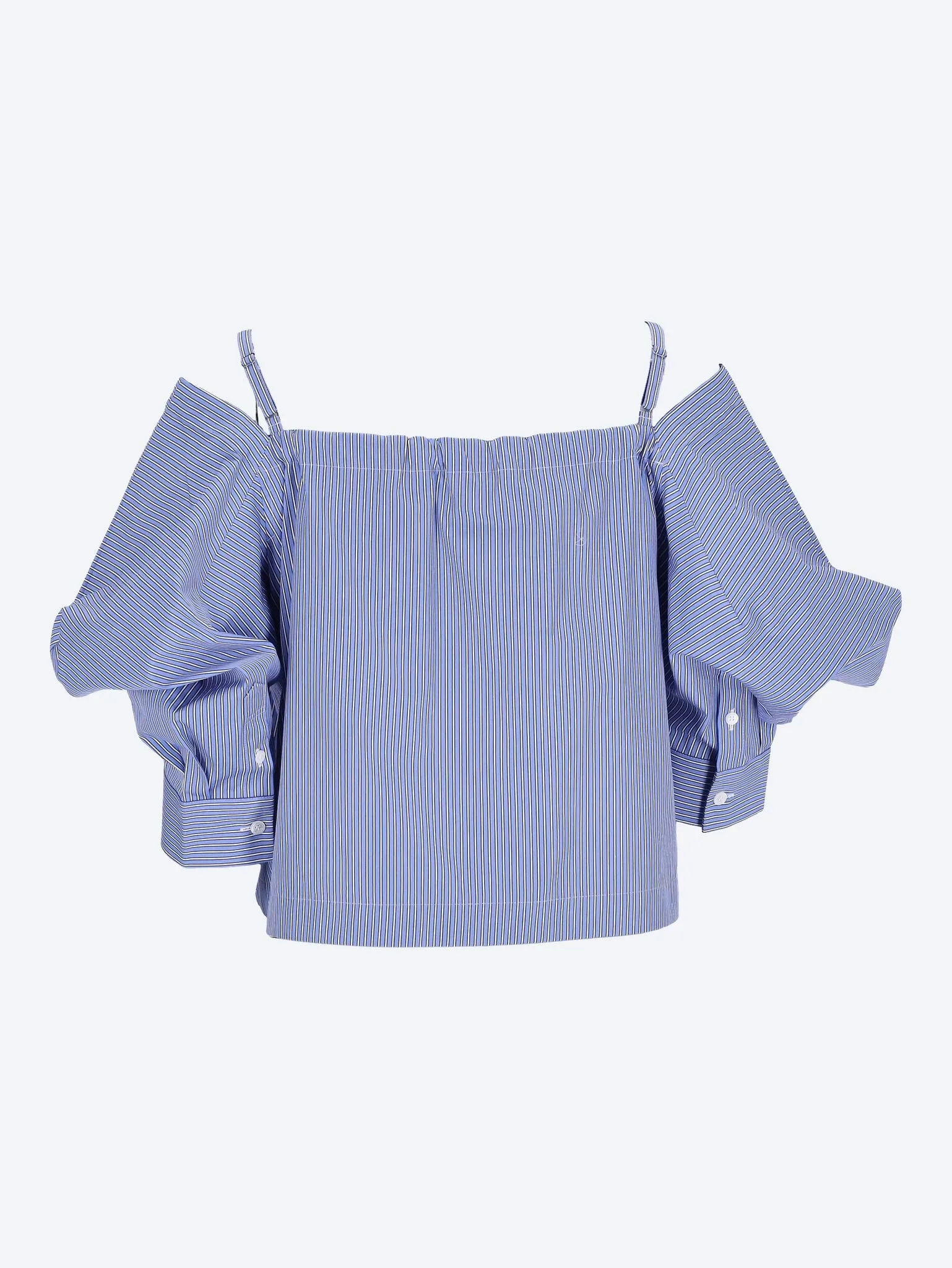 Cotton poplin sweater
